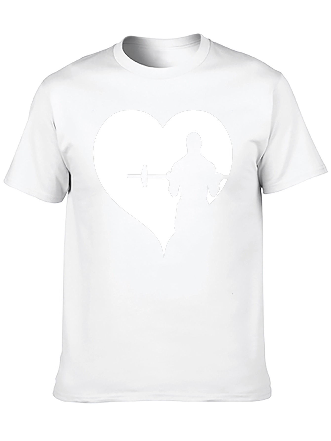 Weightlifting Heart T-Shirt - Black