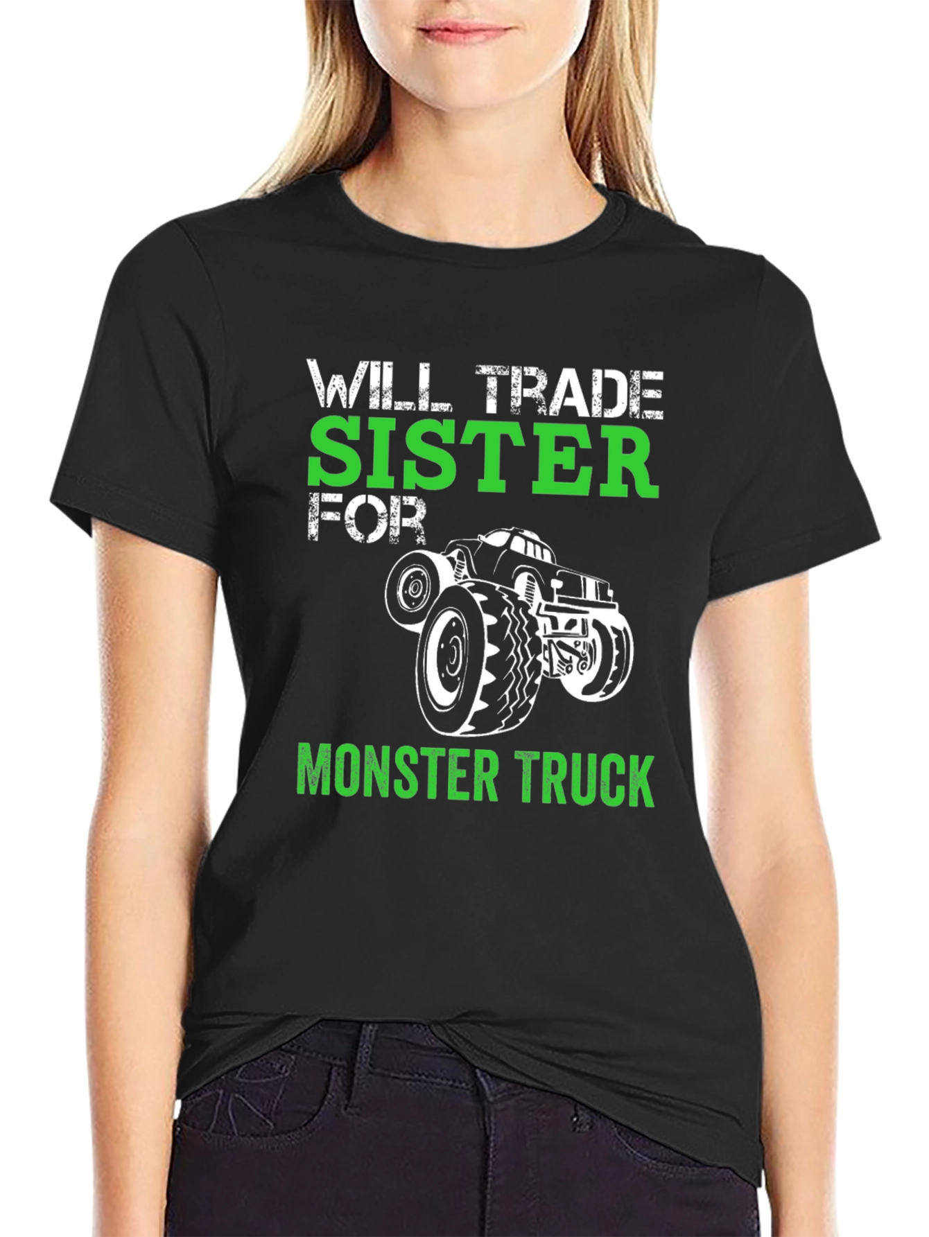 Will Trade Sister for Monster Truck Tee