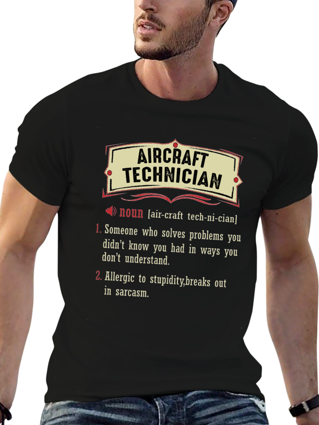 Aircraft Technician Definition T-Shirt