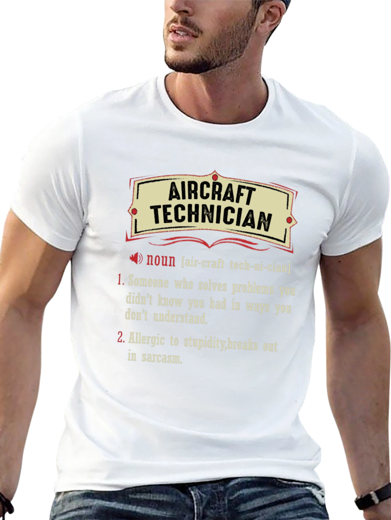 Aircraft Technician Definition T-Shirt