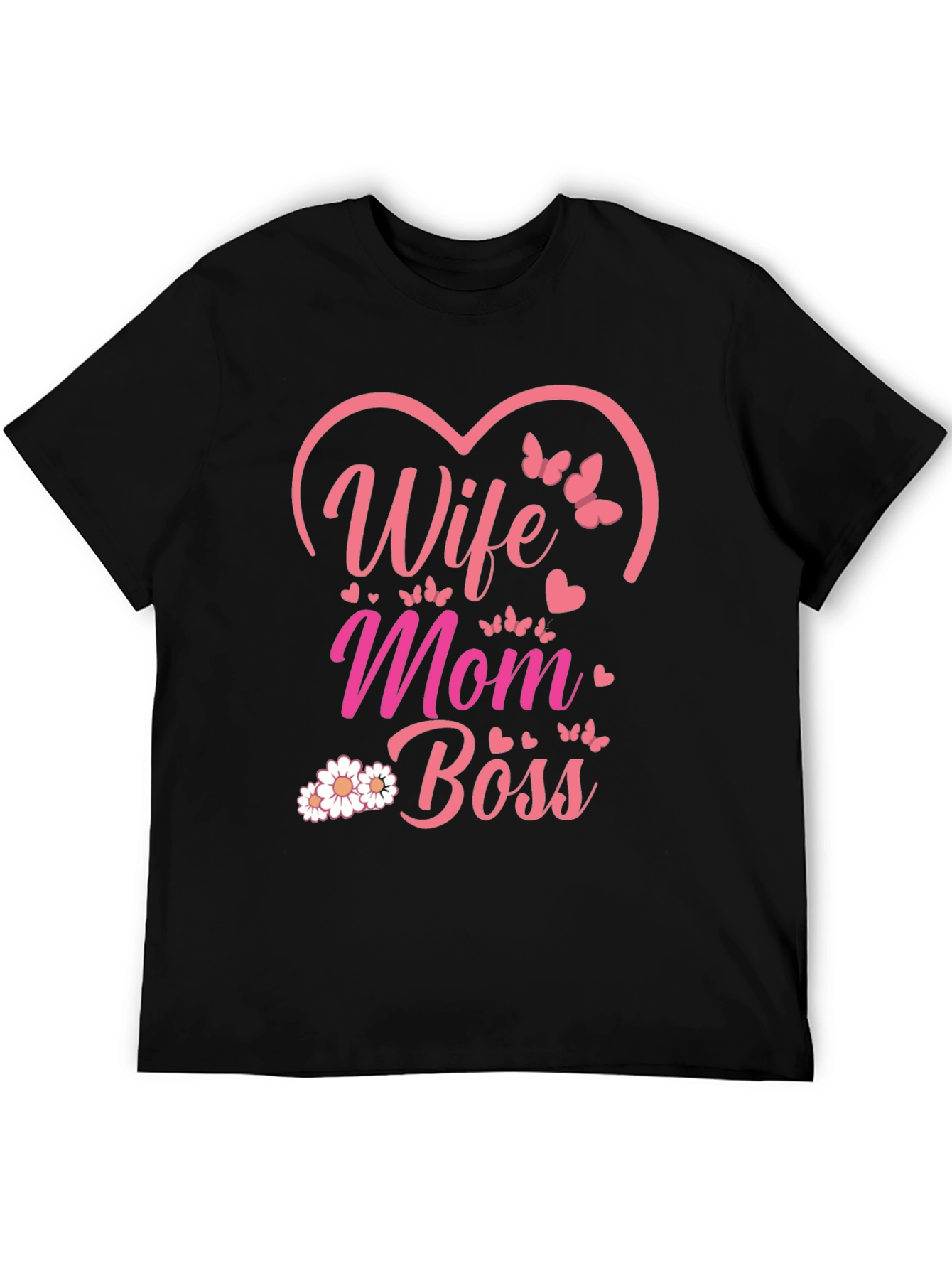 Wife Mom Boss Graphic Tee
