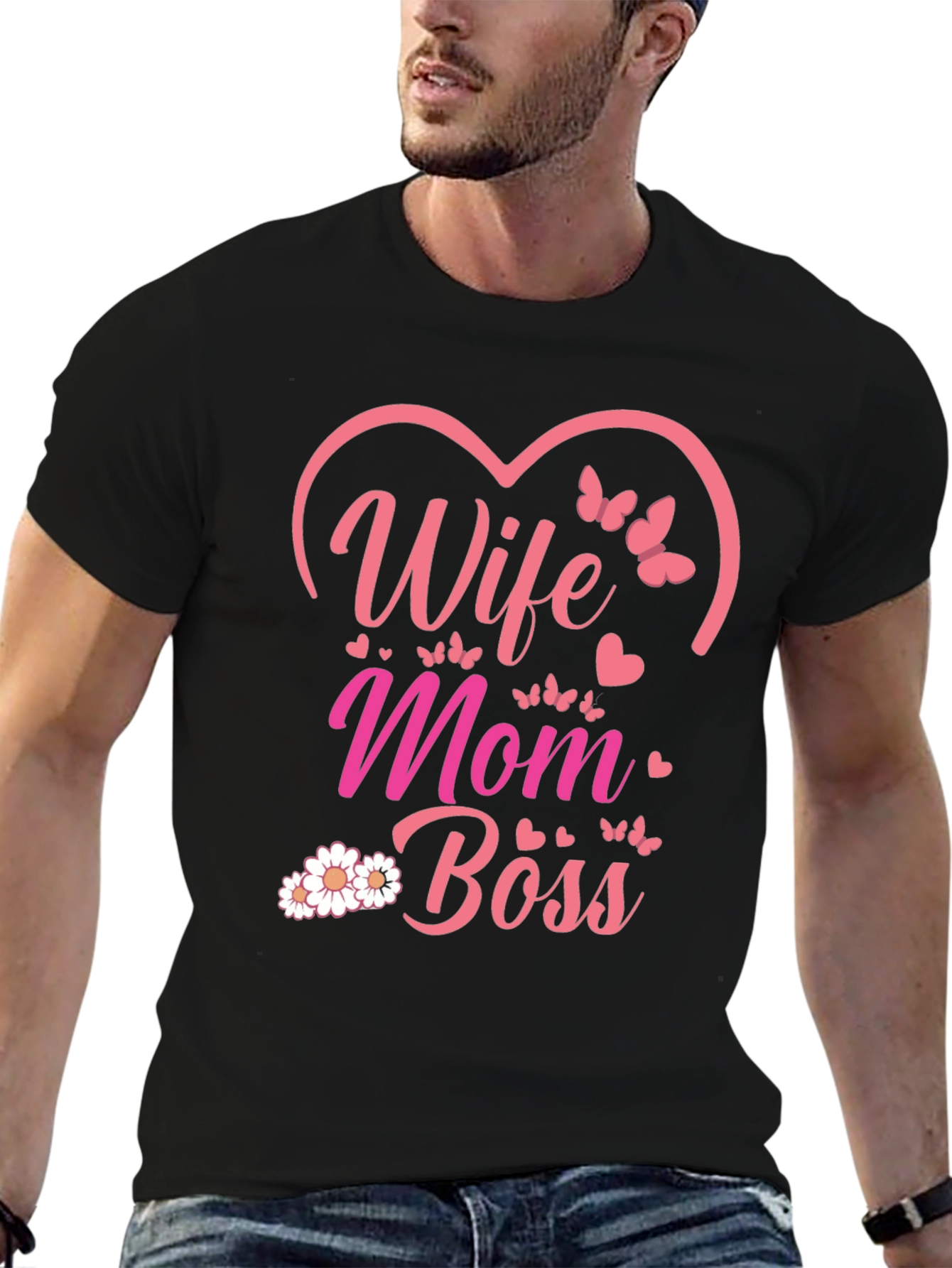 Wife Mom Boss Graphic Tee