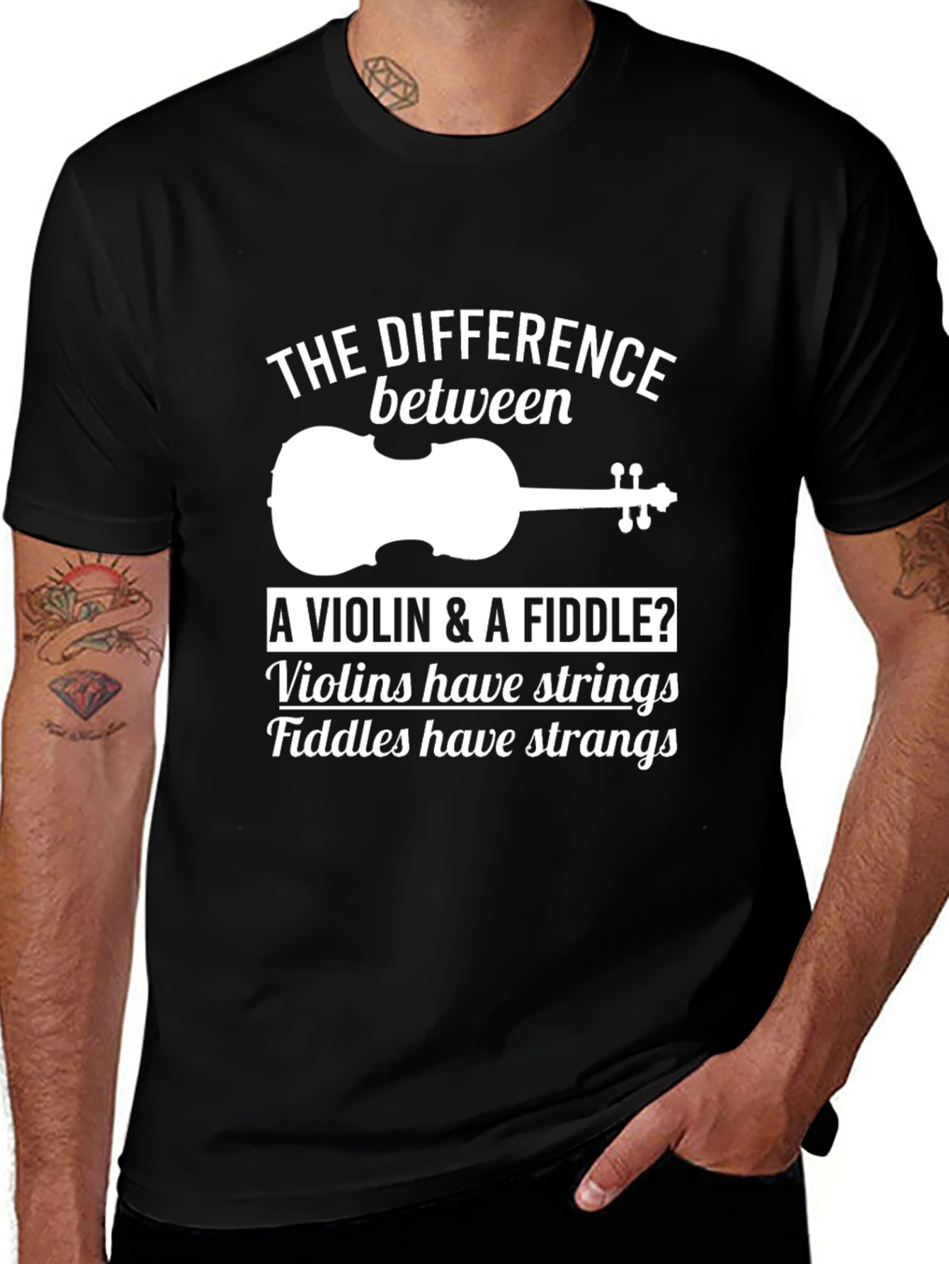 Violin & Fiddle Humor T-Shirt