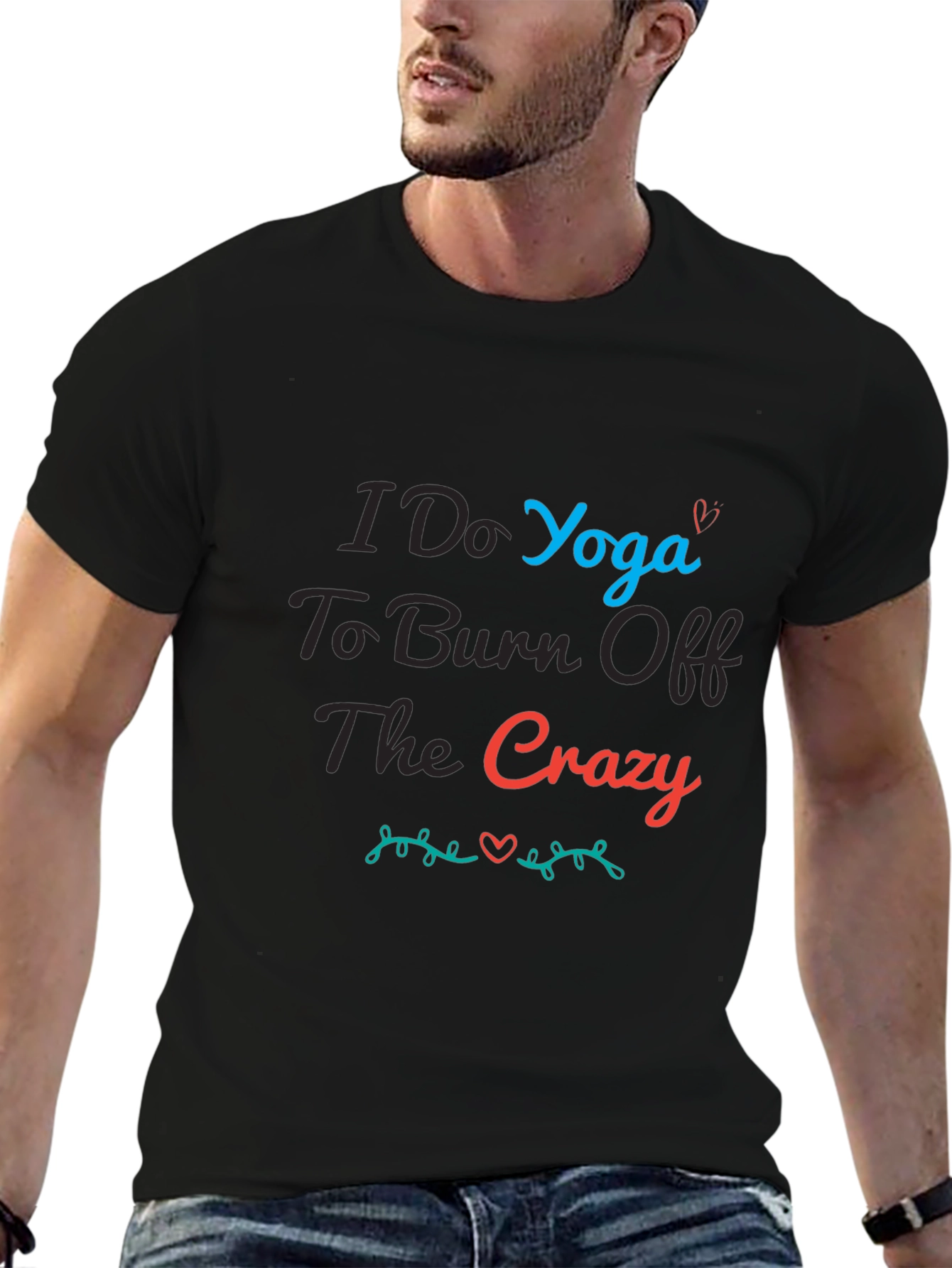 Yoga Crazy T-Shirt - Burn Off The Crazy Tee