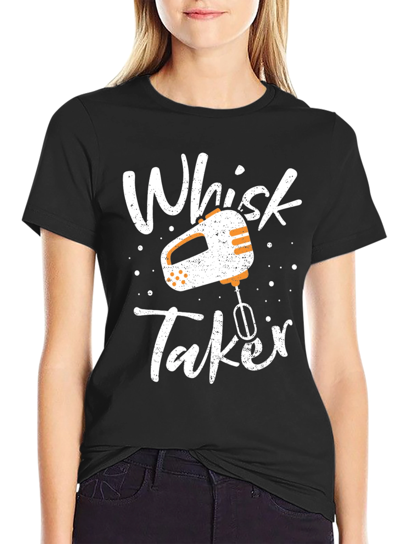 Whisk Taker Graphic Tee - Baking Humor T-Shirt