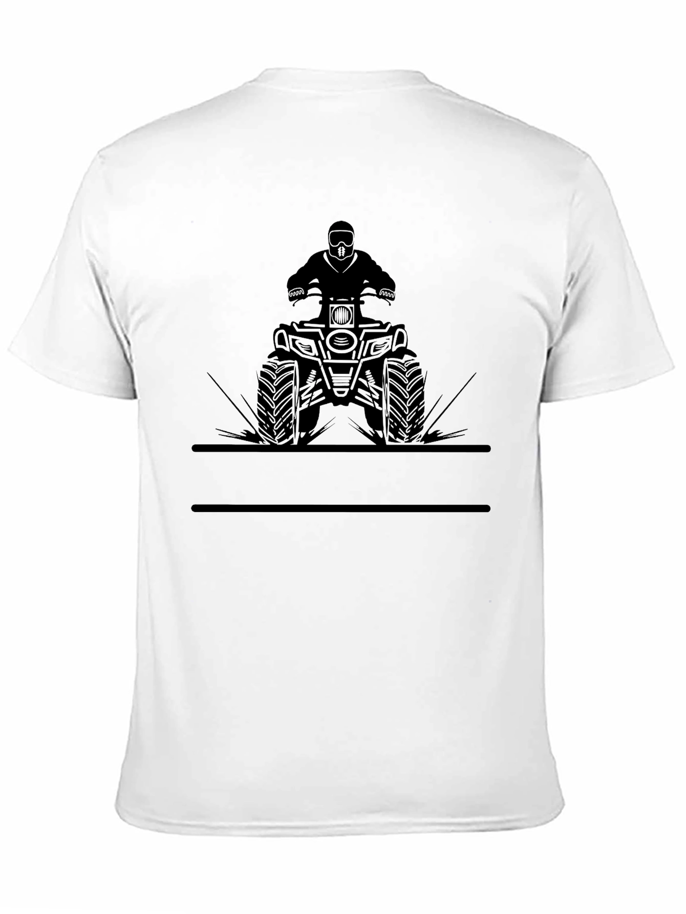 ATV Rider Graphic Tee - Black