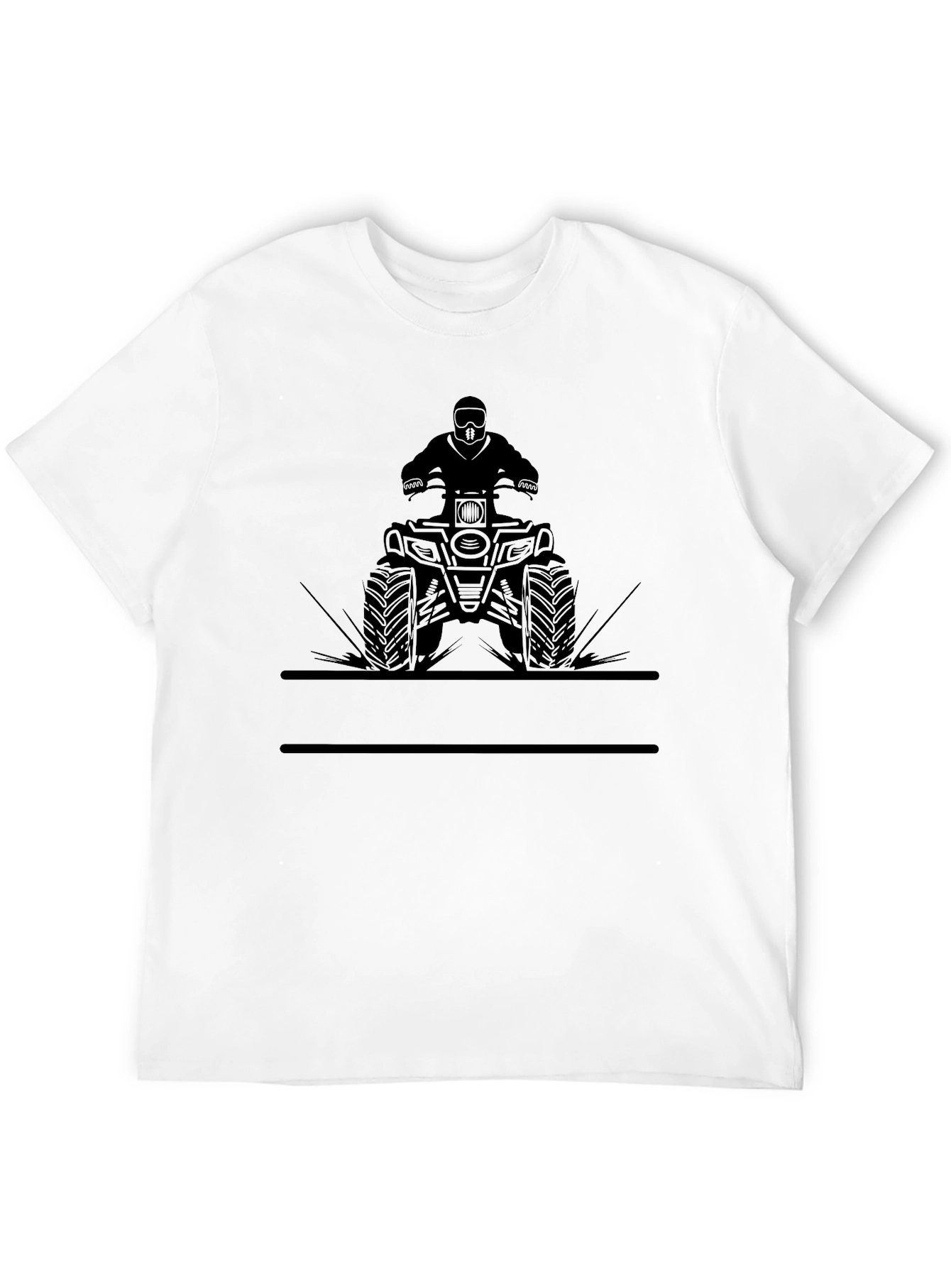 ATV Rider Graphic Tee - Black