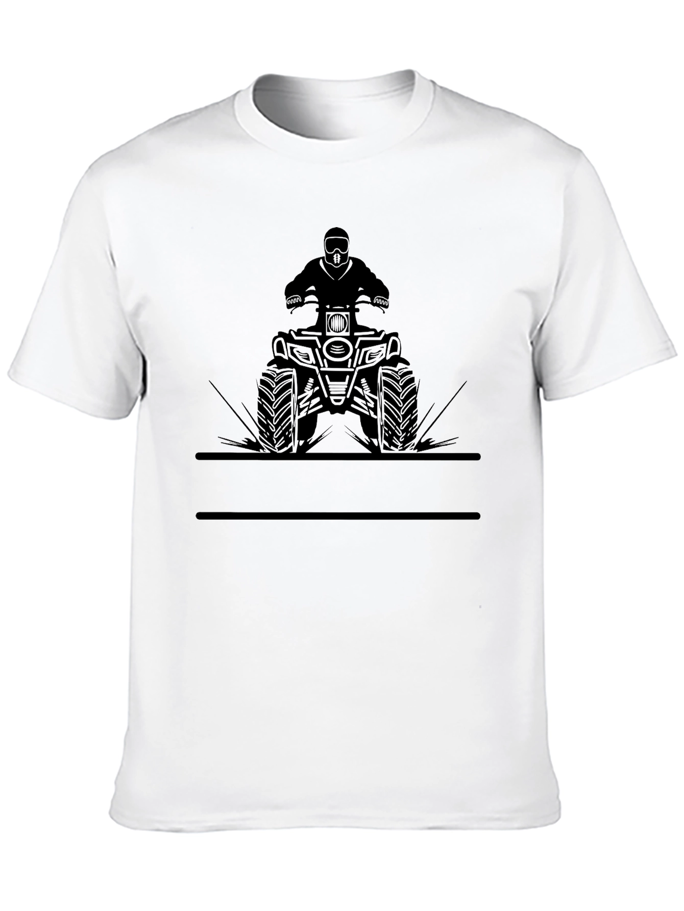 ATV Rider Graphic Tee - Black