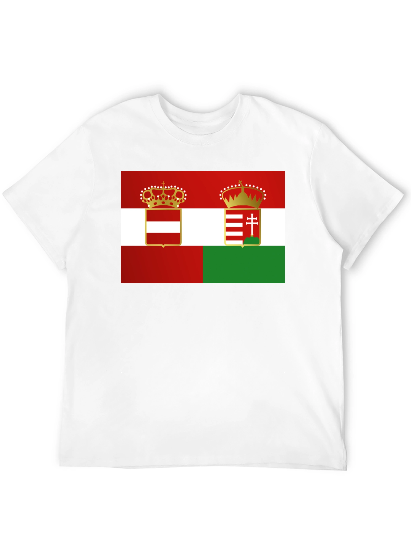 Austria-Hungary Flag Graphic T-Shirt
