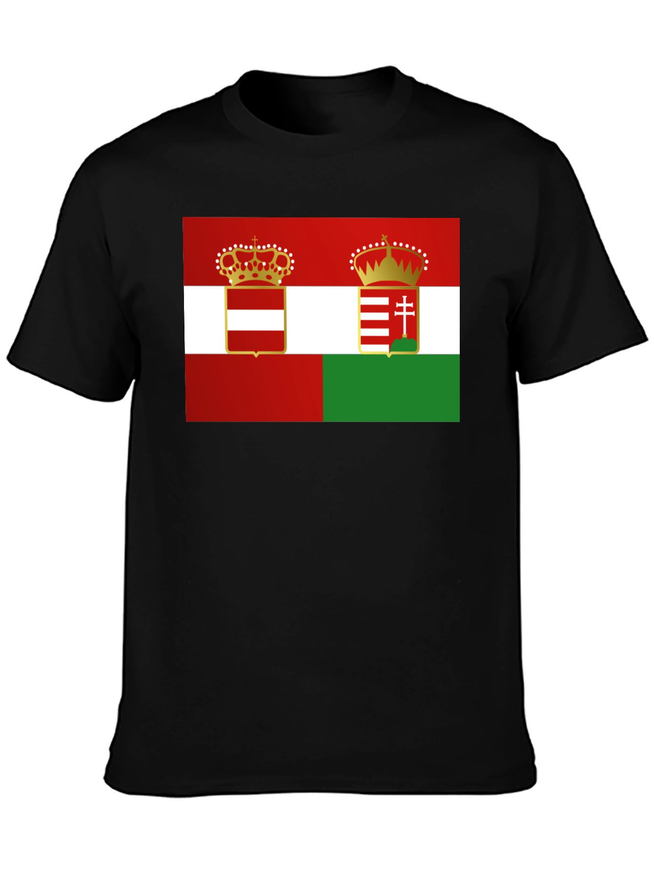 Austria-Hungary Flag Graphic T-Shirt