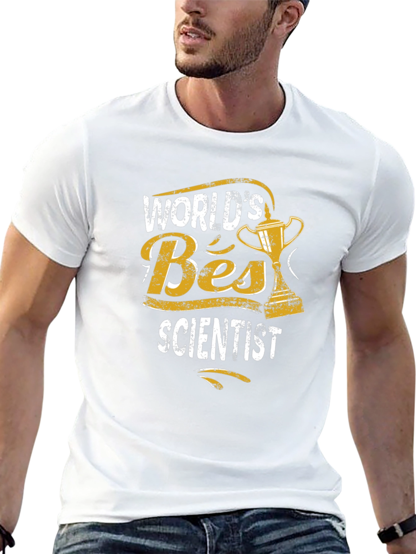 Worlds Best Scientist Black T-Shirt