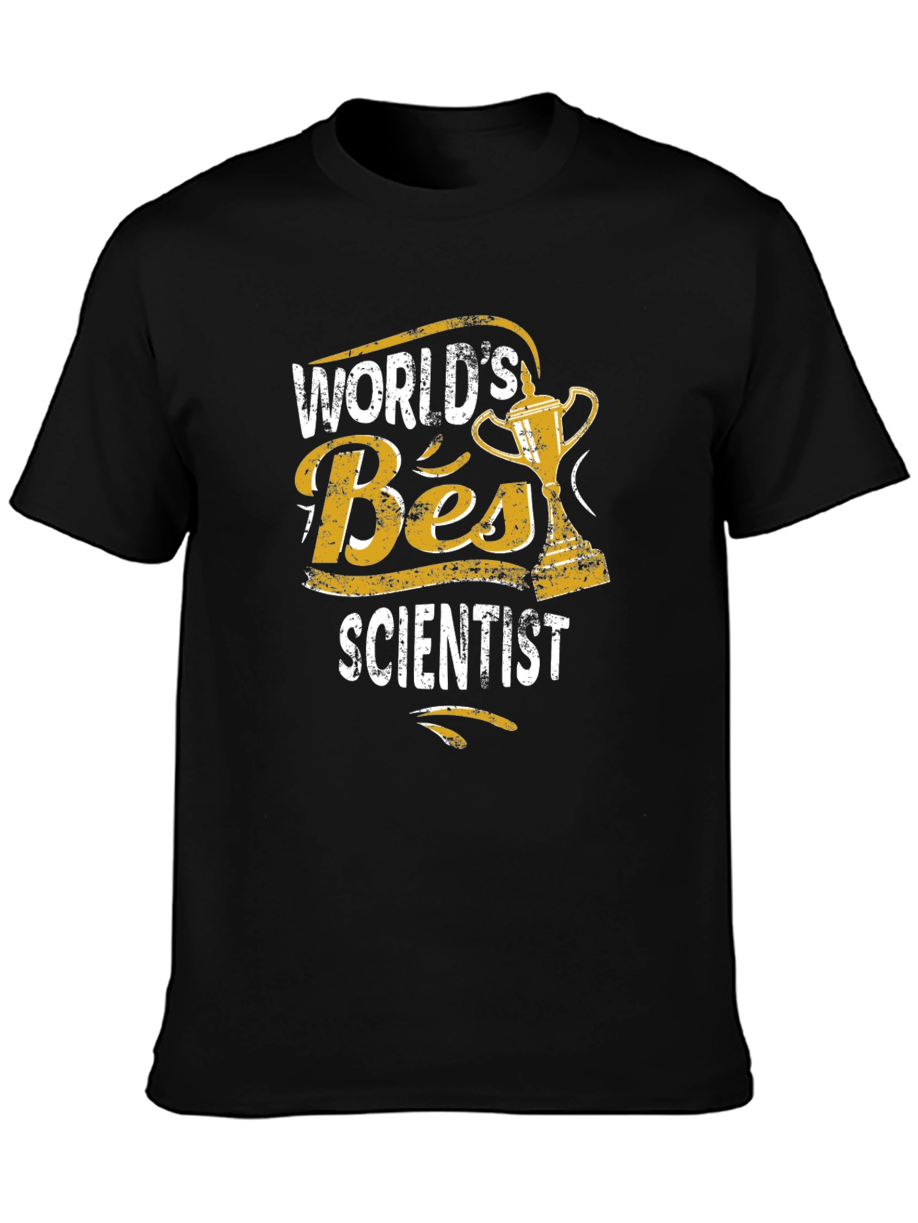 Worlds Best Scientist Black T-Shirt