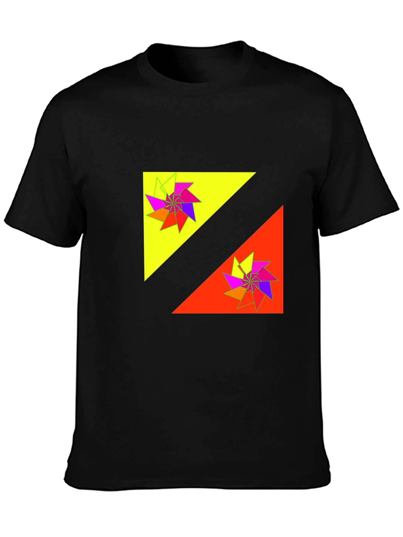 Abstract Graphic Print T-Shirt