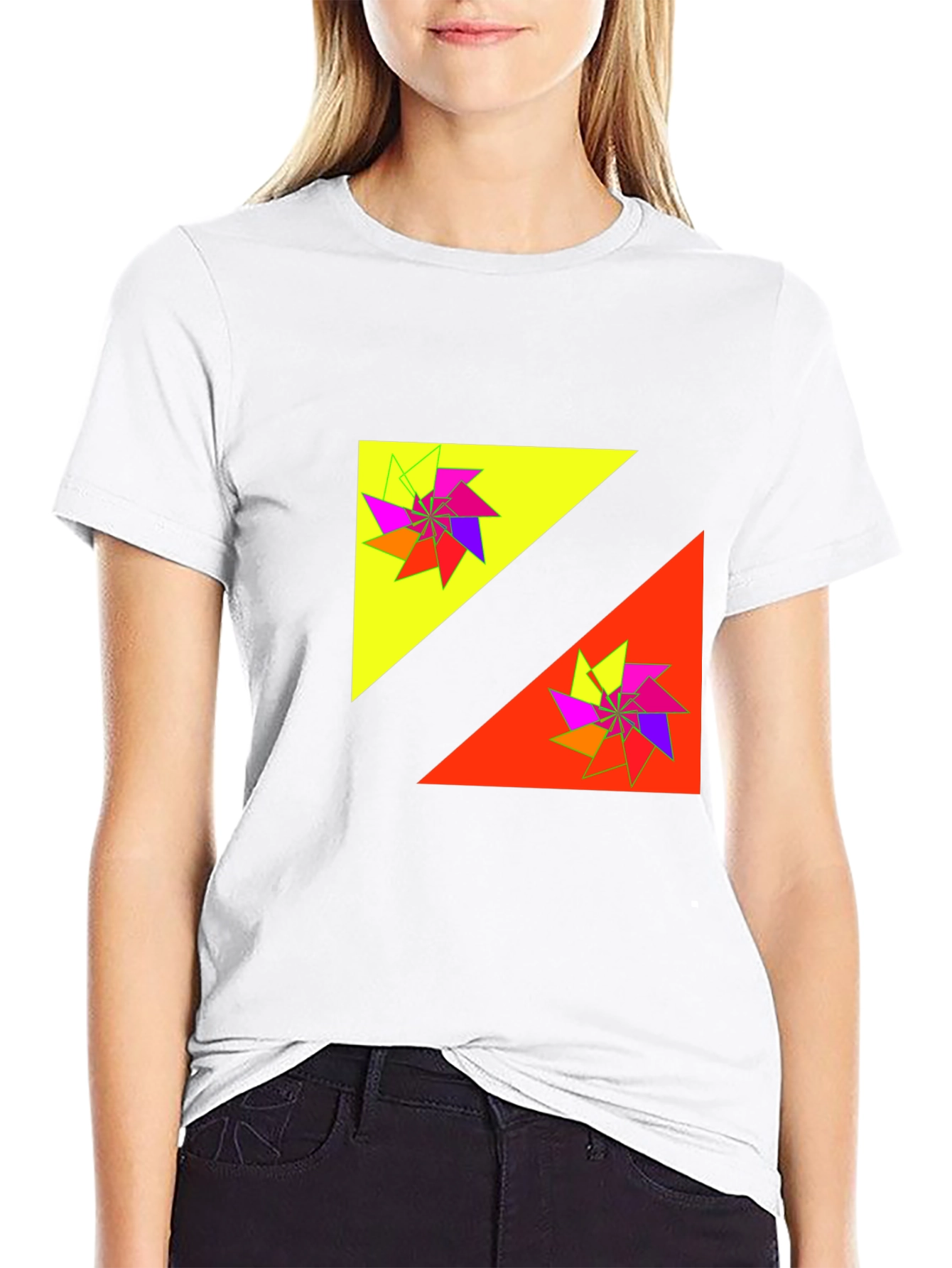 Abstract Graphic Print T-Shirt