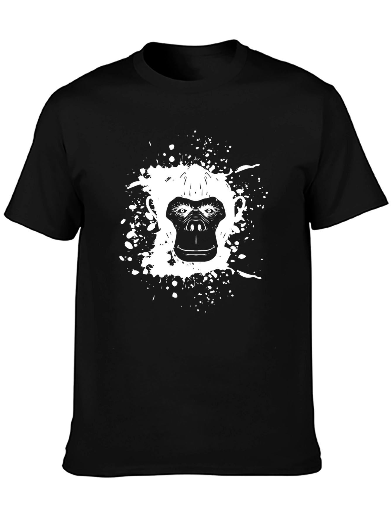 Ape Face Graphic Black T-Shirt