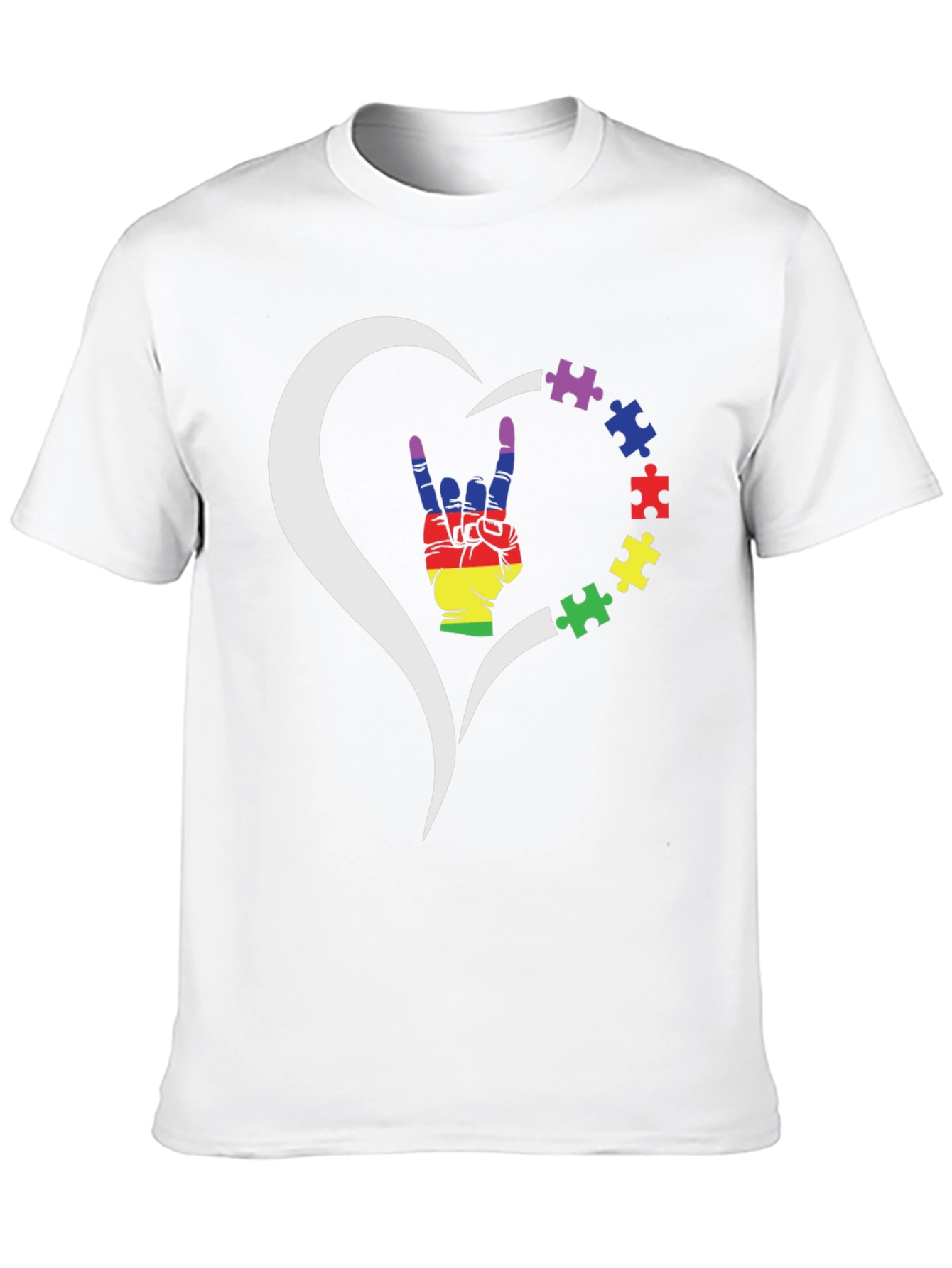 Autism Awareness Heart T-Shirt