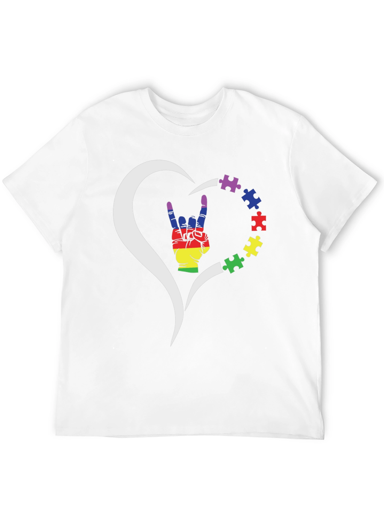 Autism Awareness Heart T-Shirt