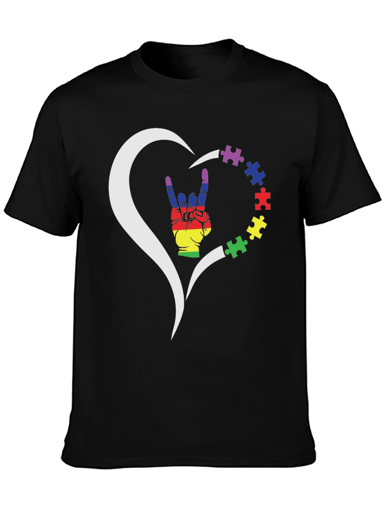 Autism Awareness Heart T-Shirt