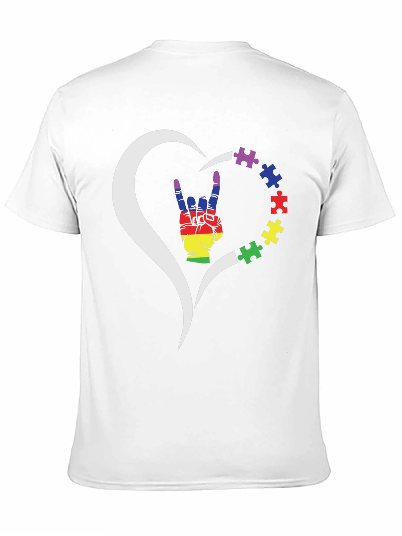 Autism Awareness Heart T-Shirt