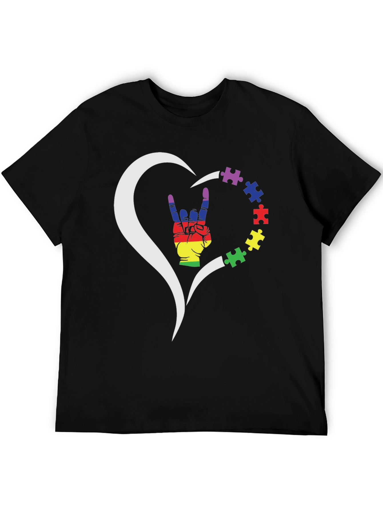 Autism Awareness Heart T-Shirt