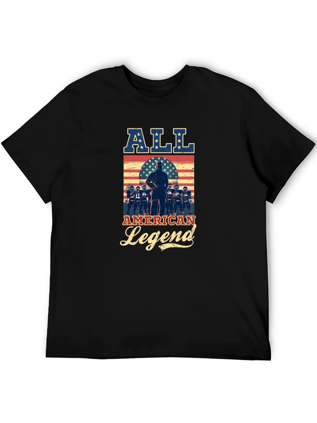 All American Legend T-Shirt Football Fan Tee