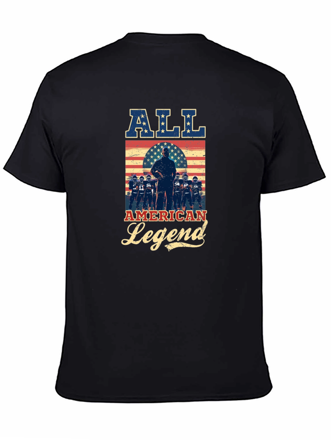 All American Legend T-Shirt Football Fan Tee