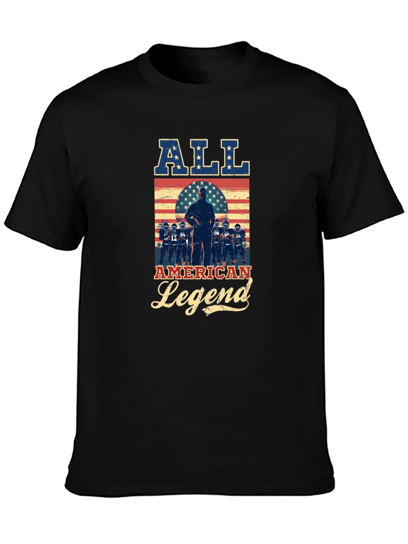 All American Legend T-Shirt Football Fan Tee