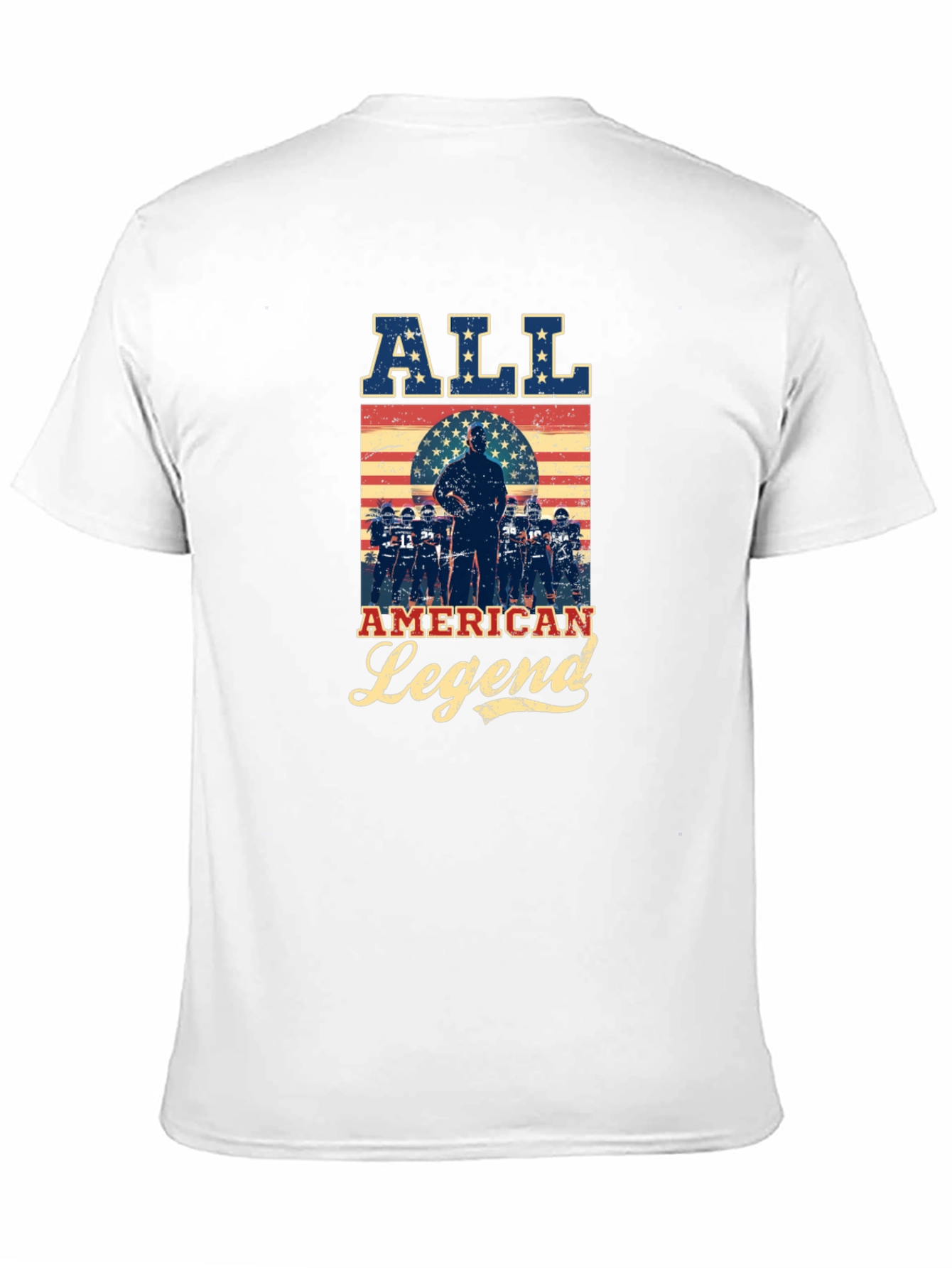 All American Legend T-Shirt Football Fan Tee