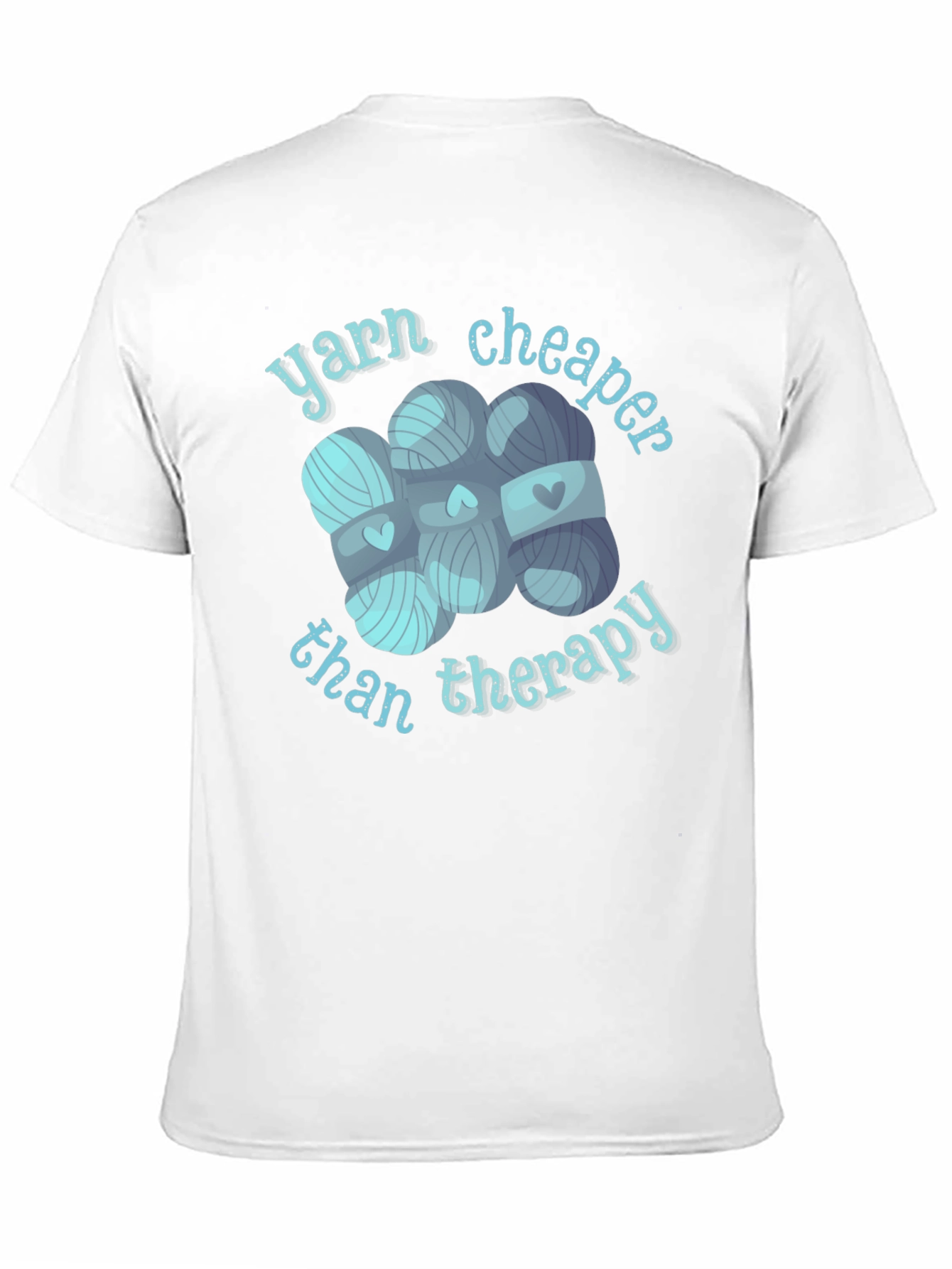Yarn Cheaper Than Therapy Graphic T-Shirt