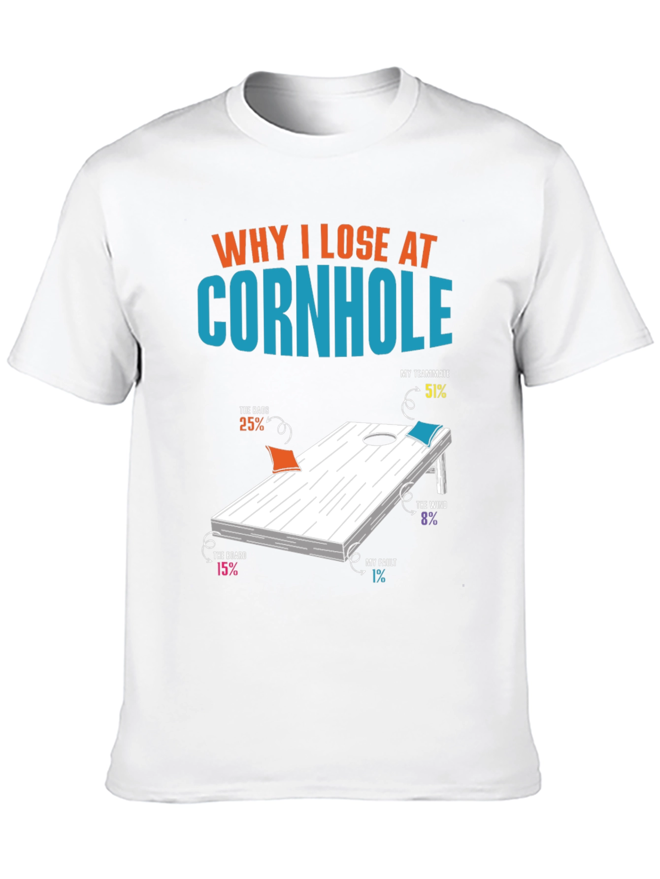 Why I Lose at Cornhole T-Shirt