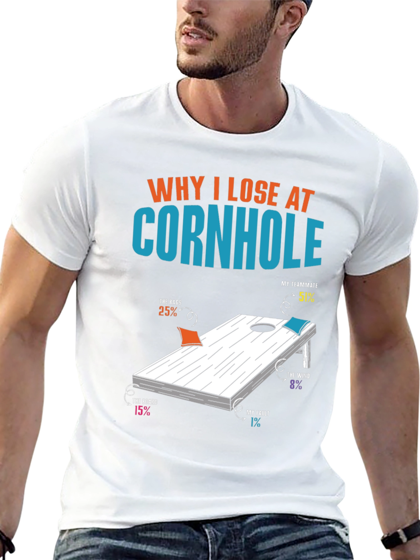 Why I Lose at Cornhole T-Shirt