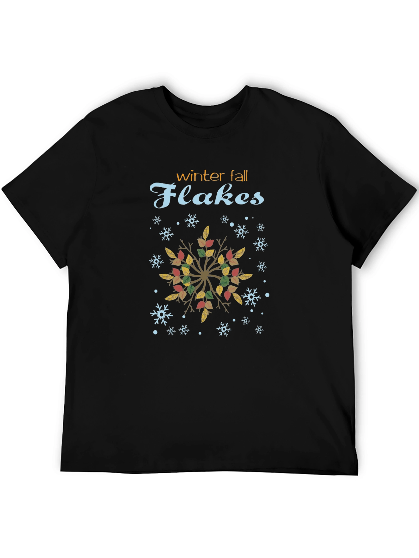Winter Fall Flakes T-Shirt