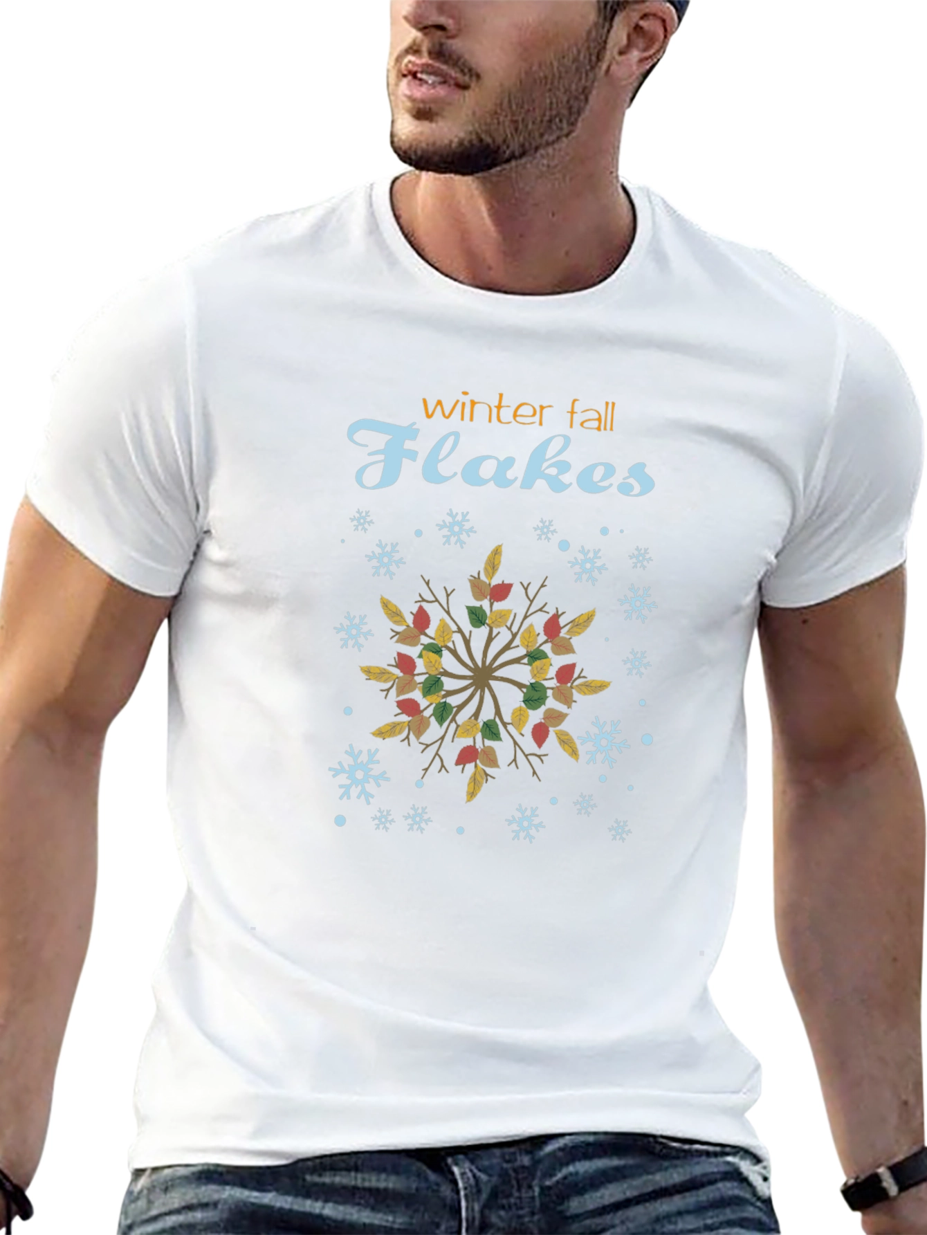 Winter Fall Flakes T-Shirt