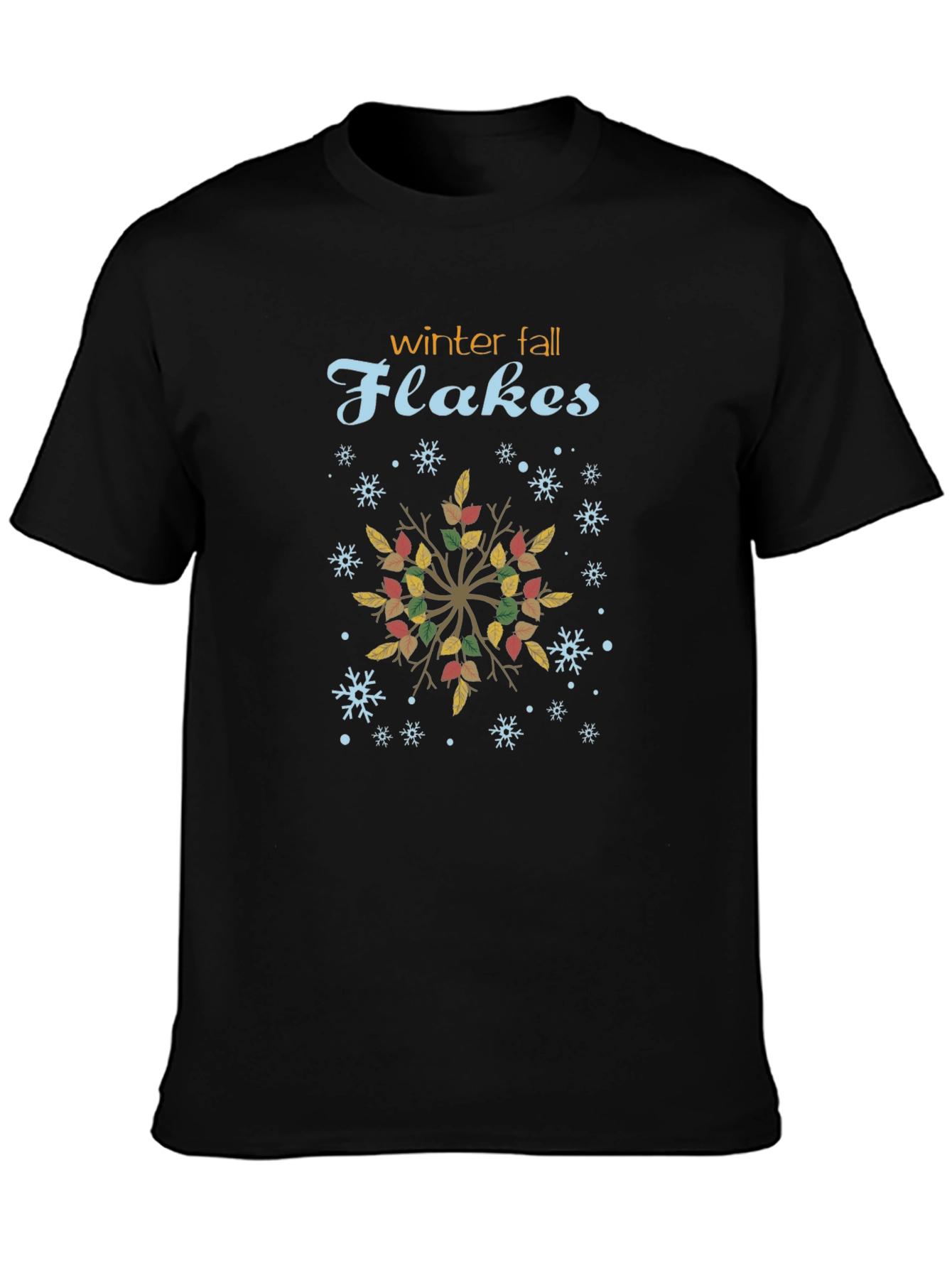 Winter Fall Flakes T-Shirt