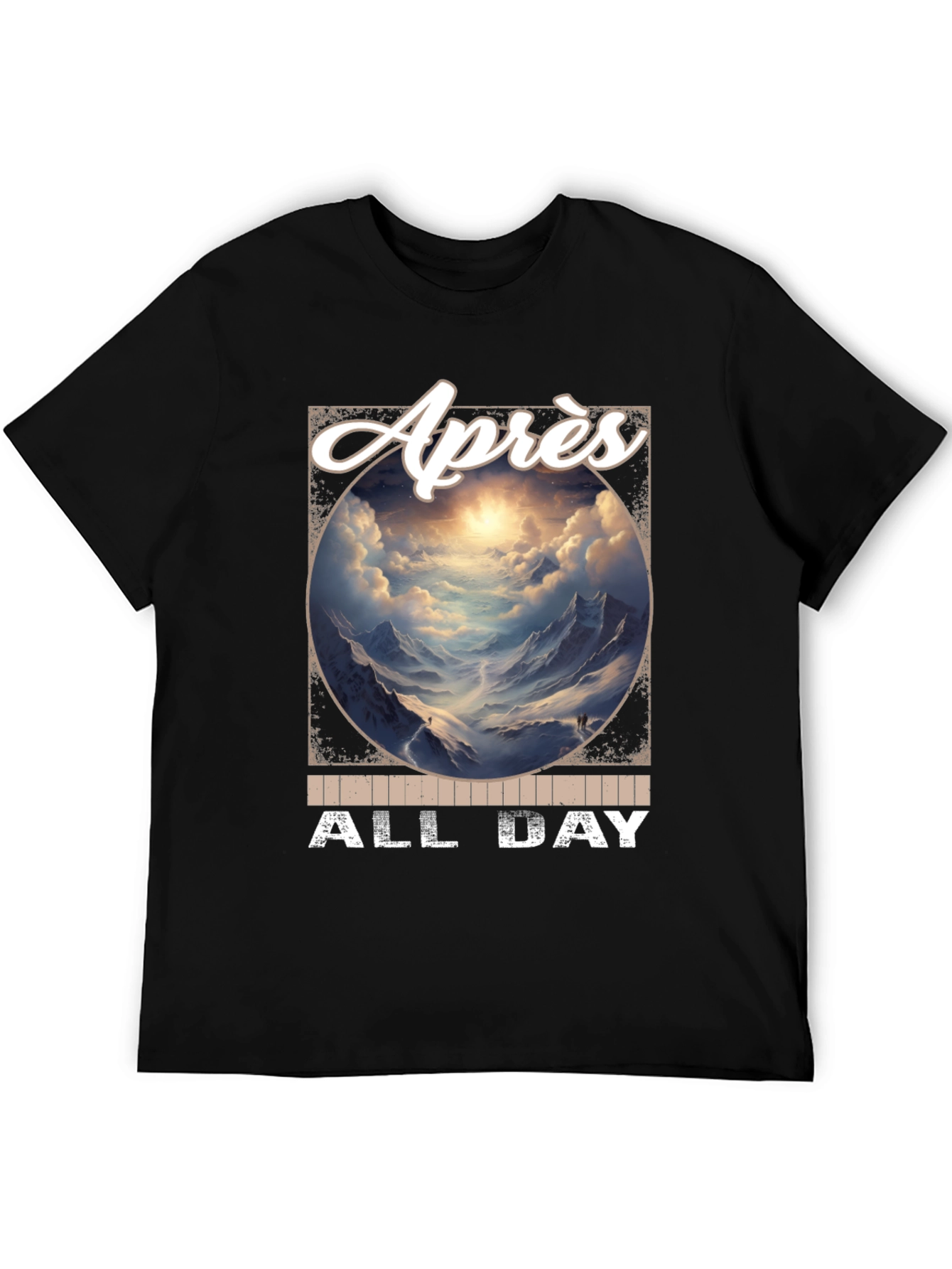 Après All Day Black Graphic Tee