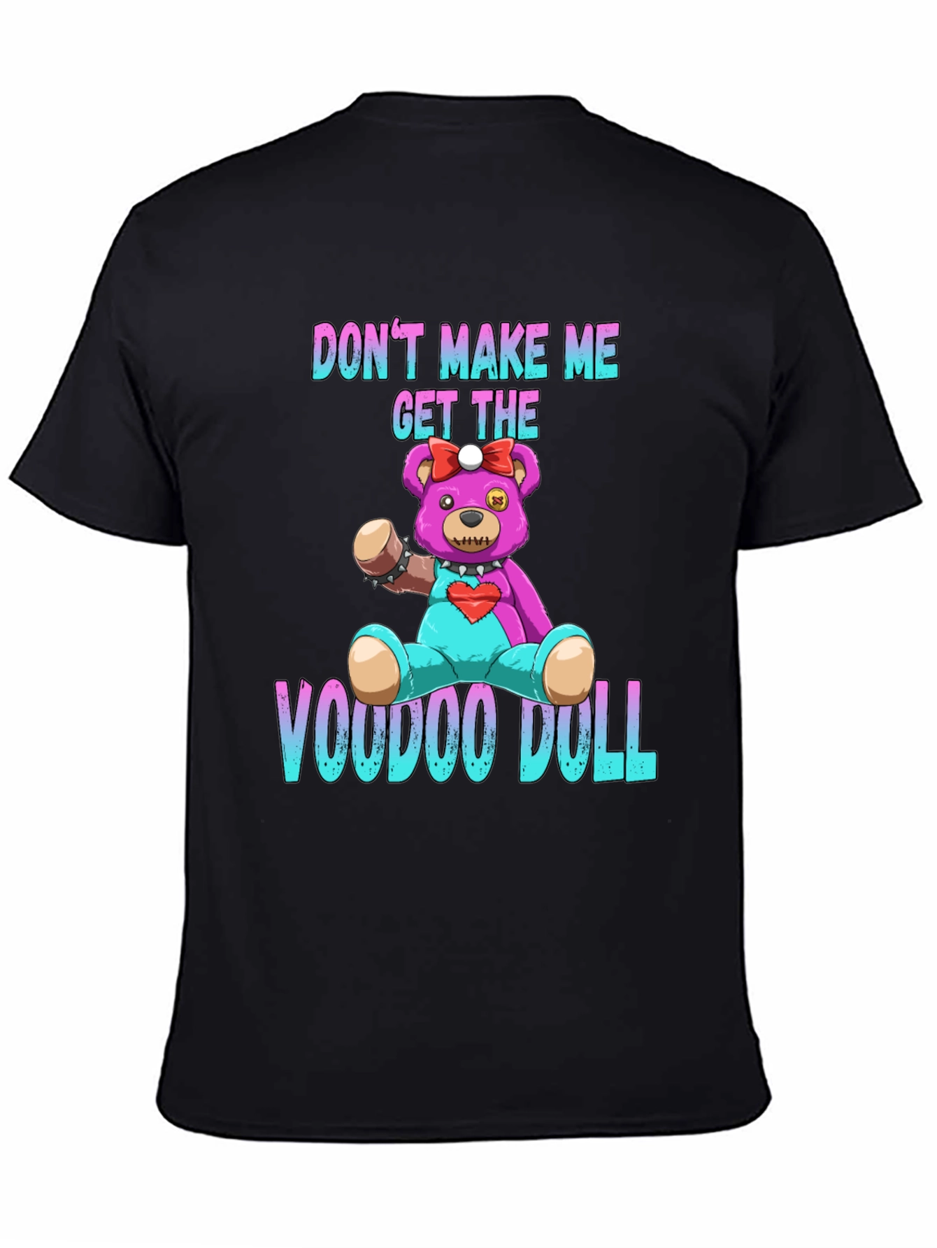 Voodoo Doll Graphic T-Shirt - Dark Humor Tee