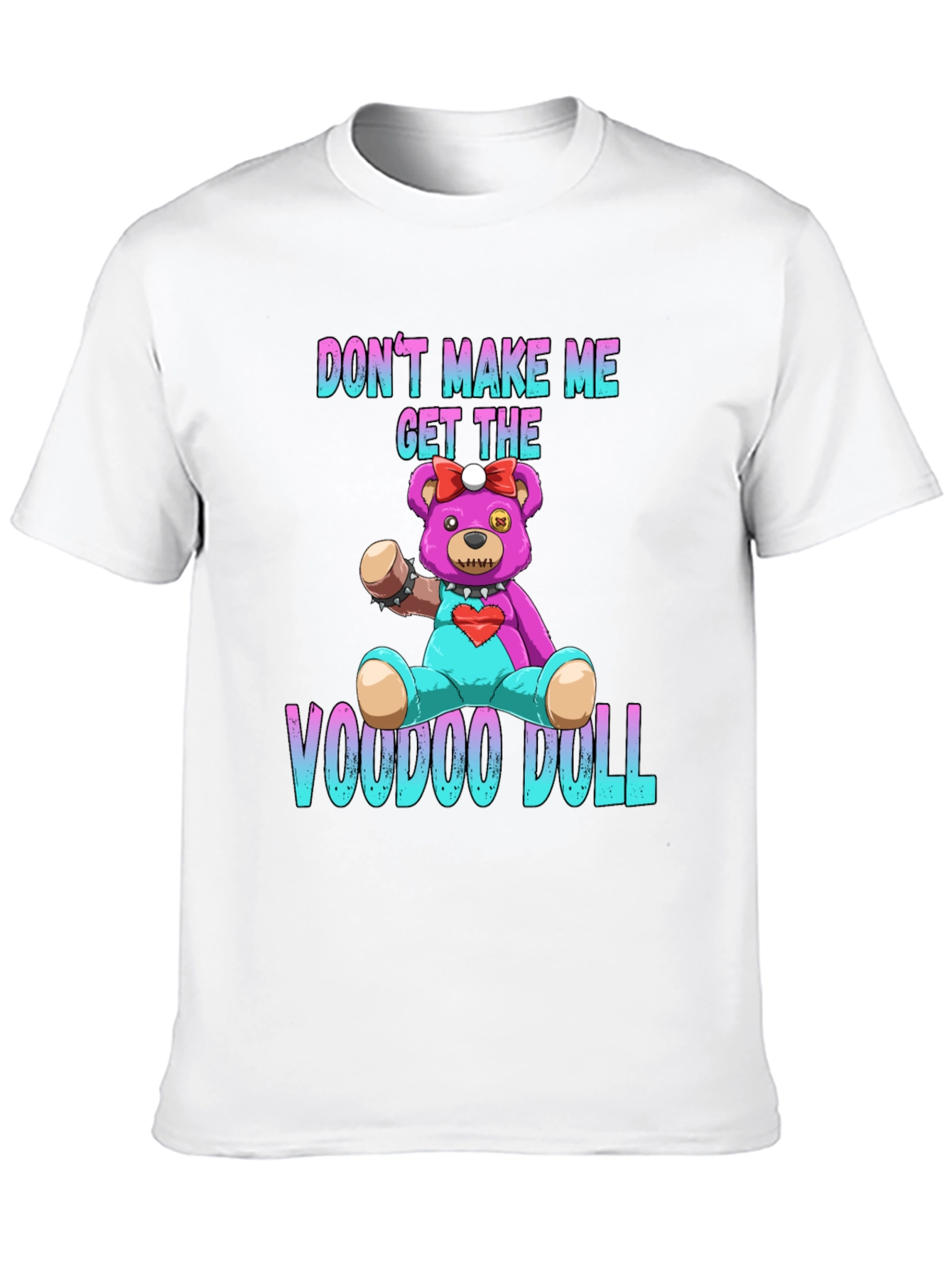 Voodoo Doll Graphic T-Shirt - Dark Humor Tee