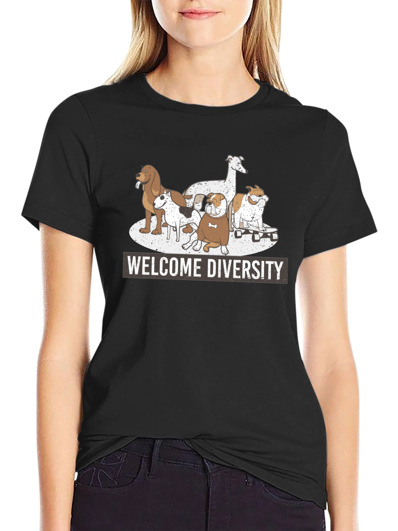 Welcome Diversity Dog T-Shirt