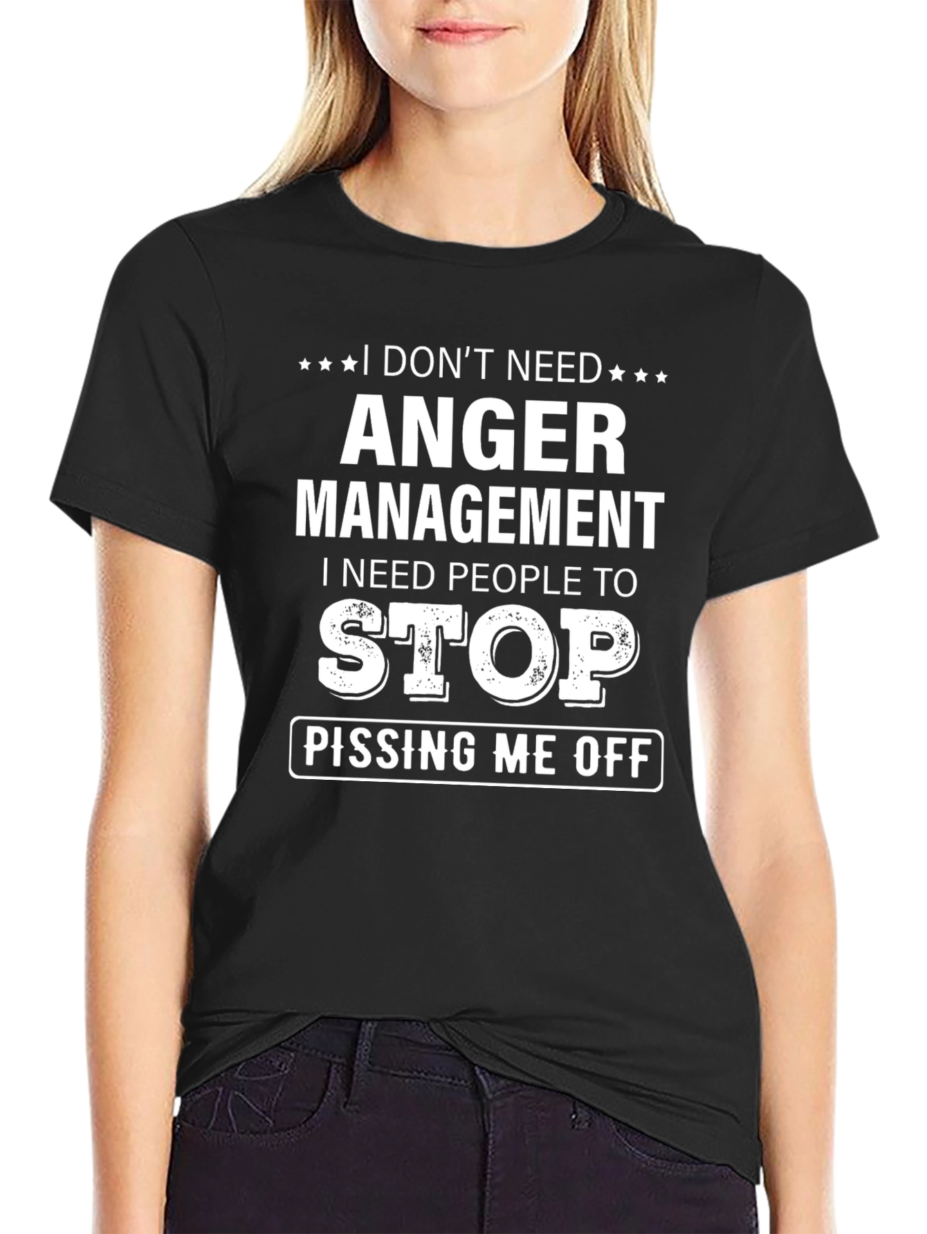 Anger Management Graphic Tee - Sarcastic Humor T-Shirt