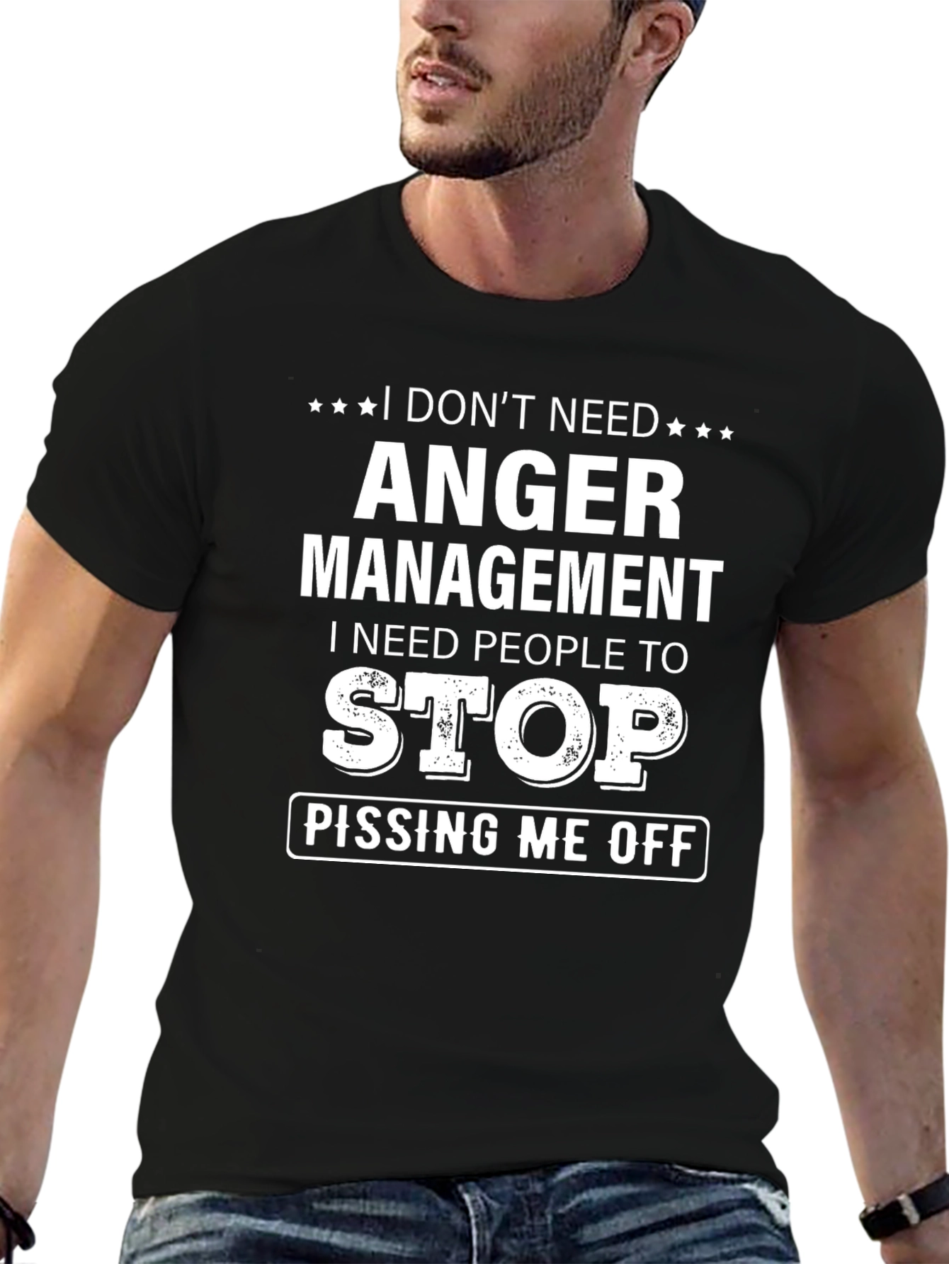 Anger Management Graphic Tee - Sarcastic Humor T-Shirt