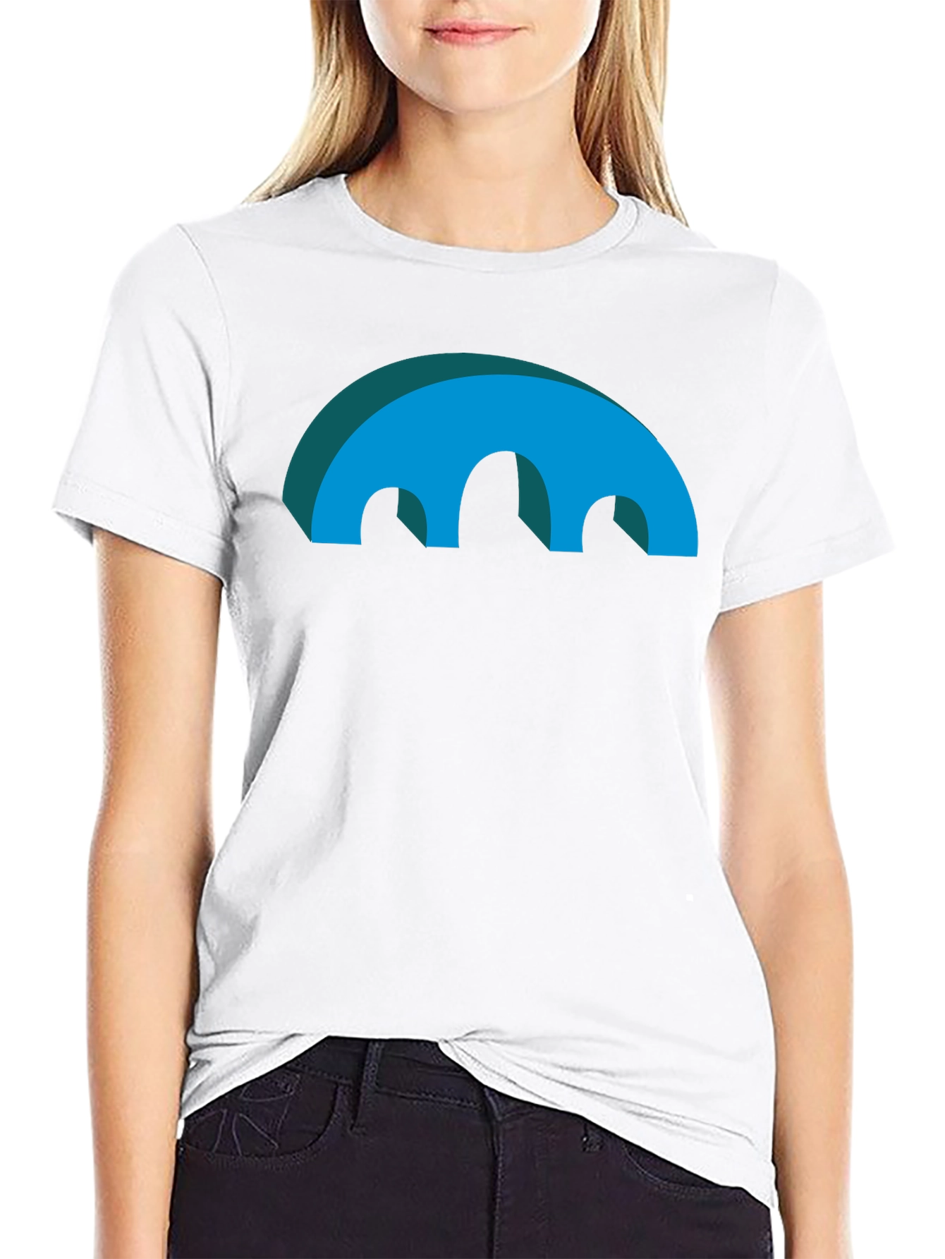 Abstract Arch Graphic T-Shirt - Modern Design