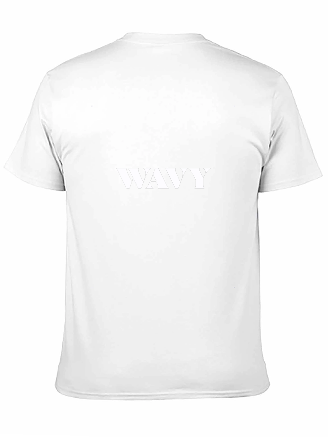 WAVY Graphic Print Black T-Shirt