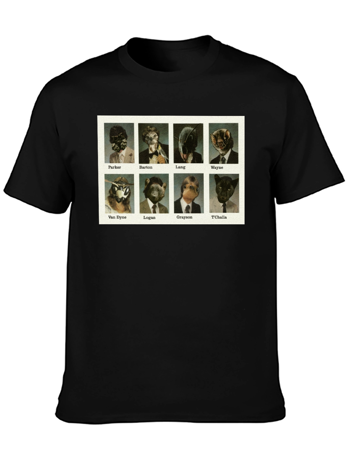 Animal Superhero Character T-Shirt