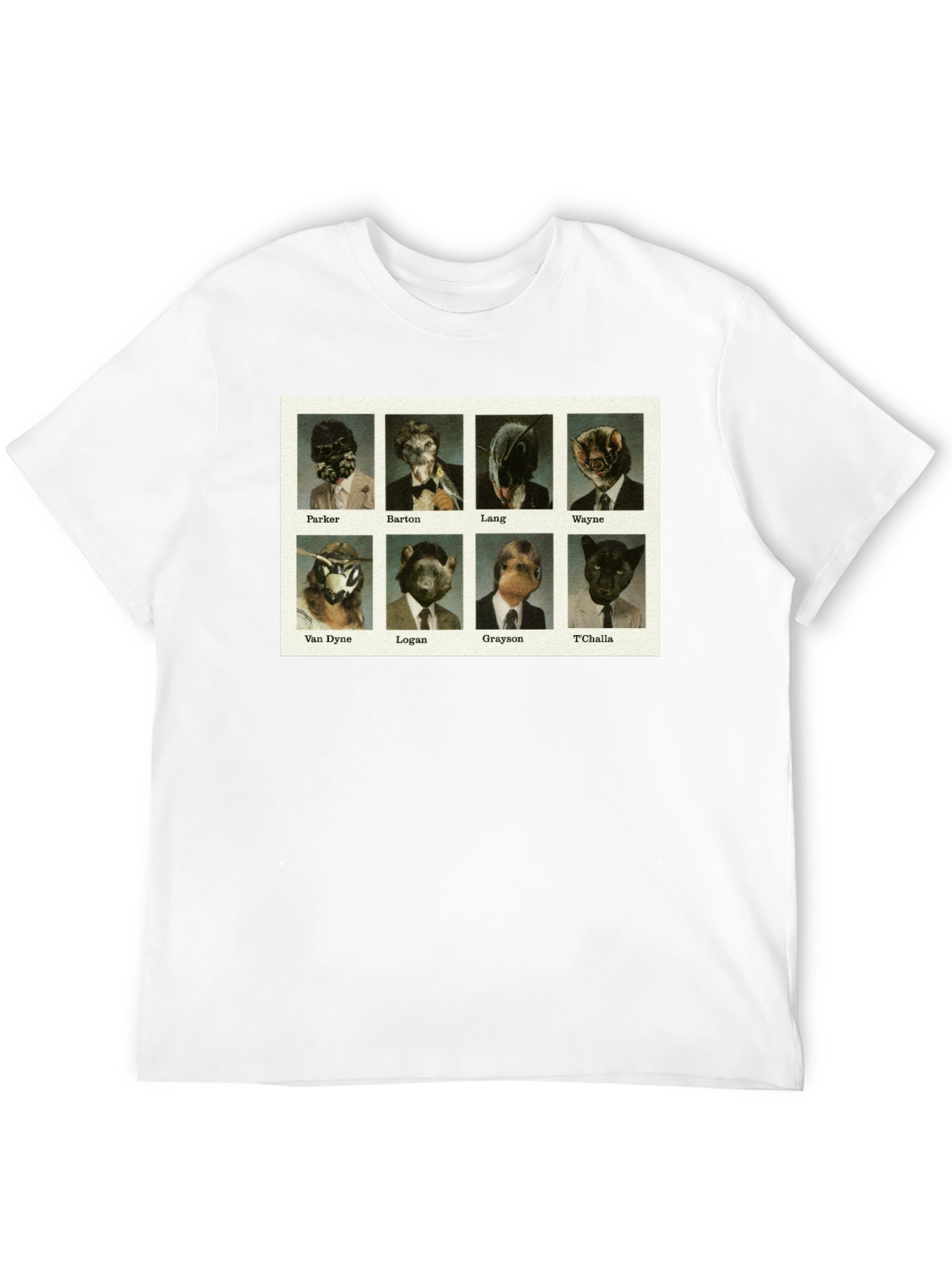 Animal Superhero Character T-Shirt