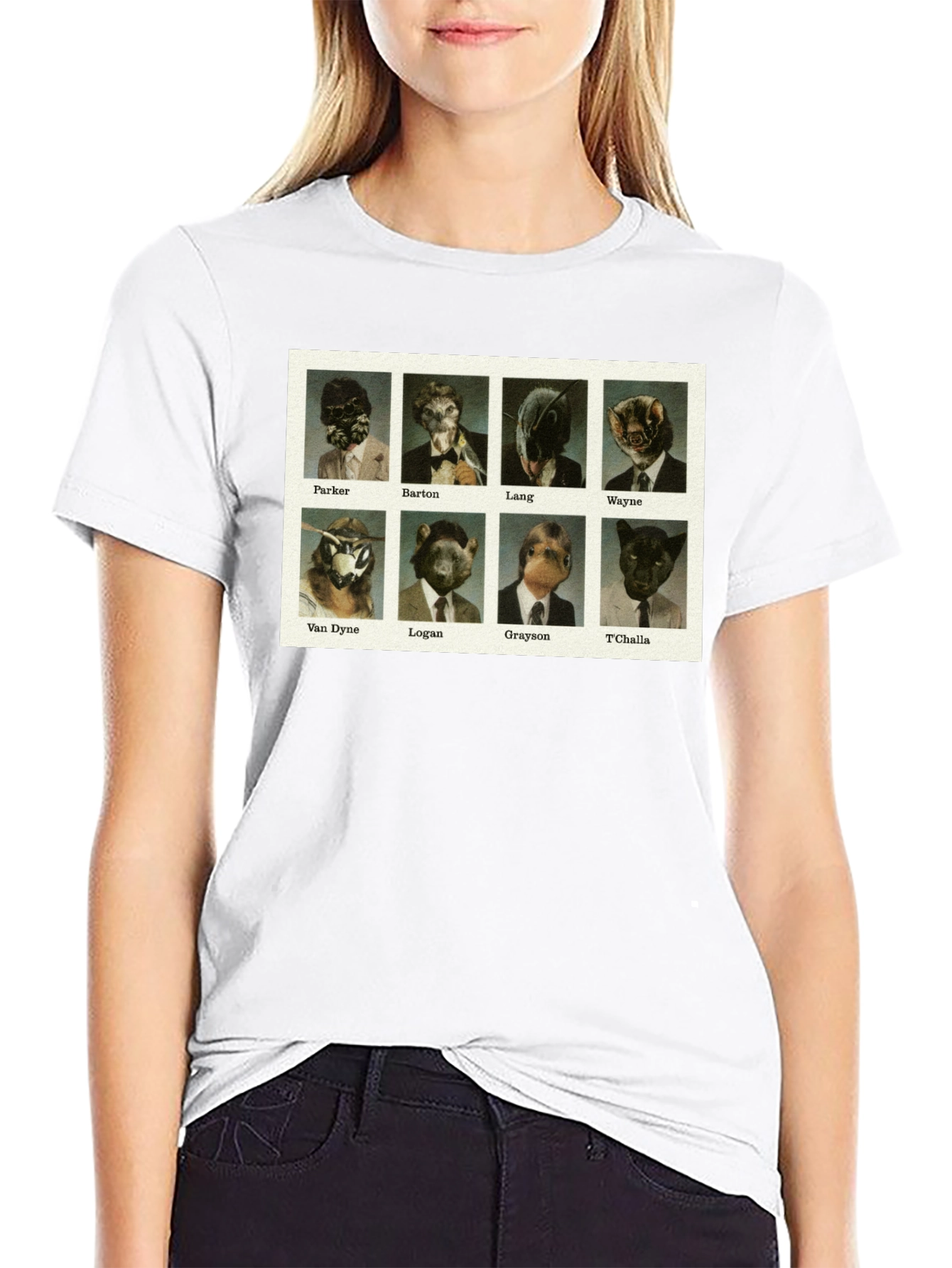 Animal Superhero Character T-Shirt
