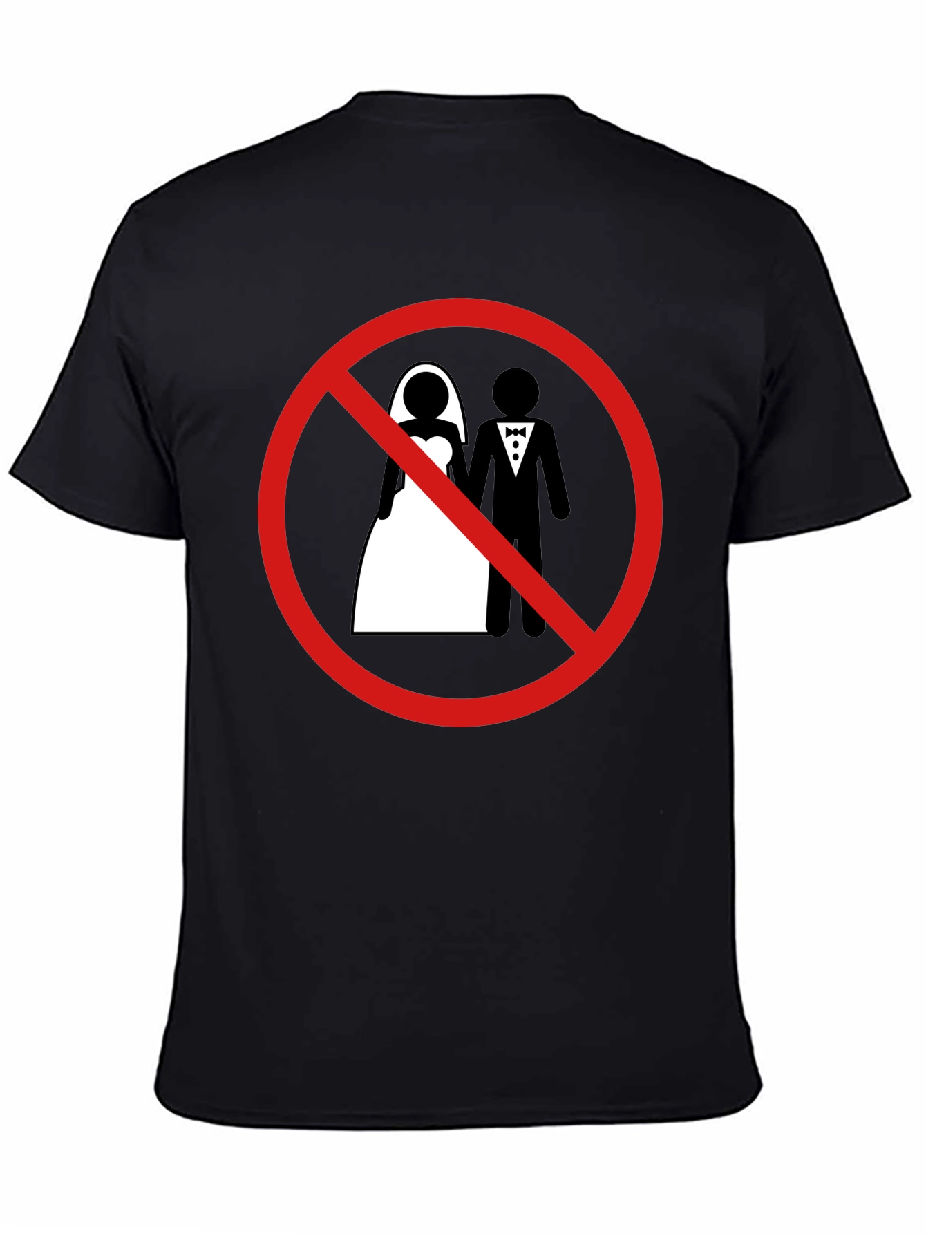 Anti-Marriage Graphic Tee - Black