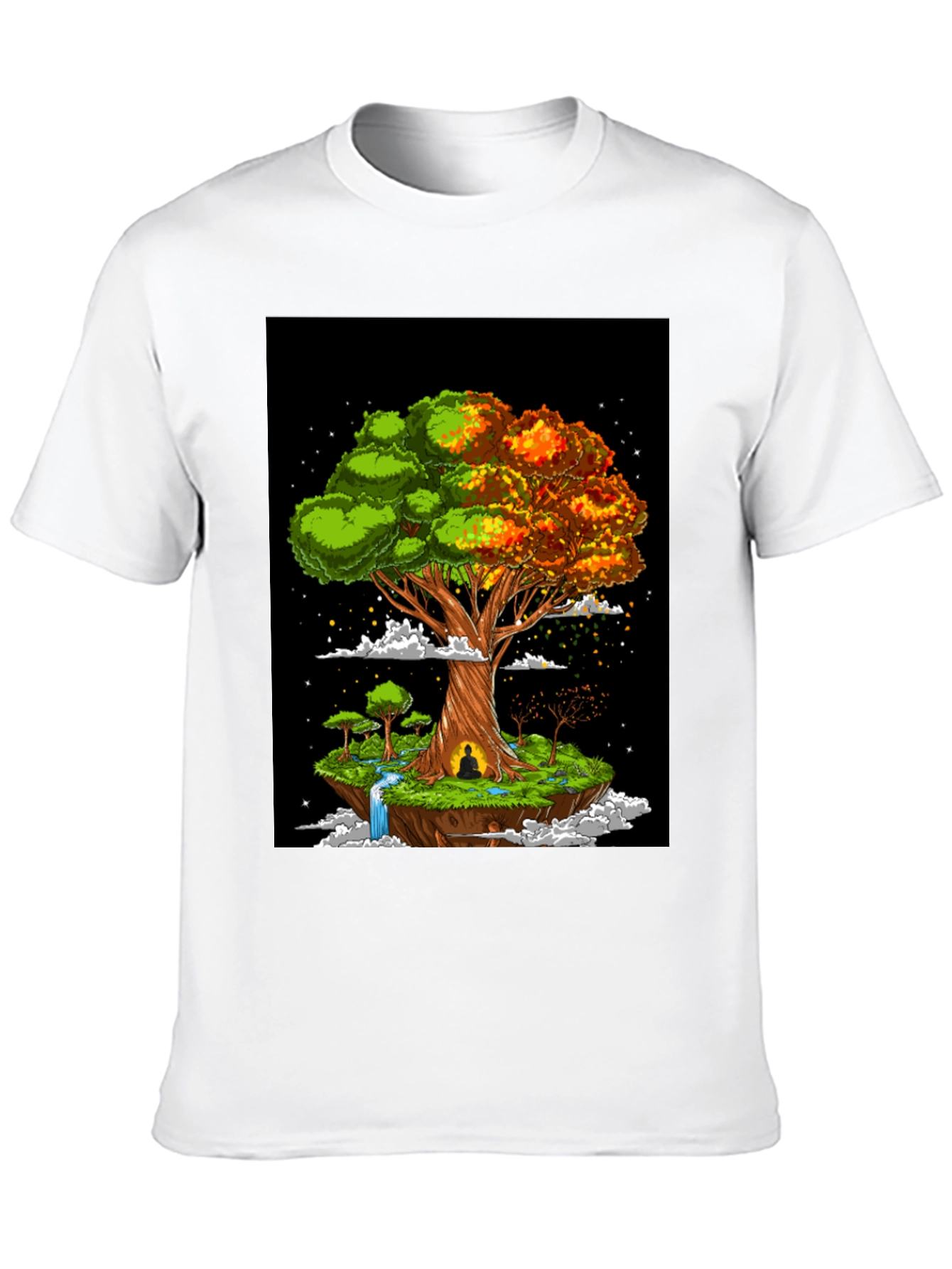 Yin Yang Tree Graphic Tee - Balance & Harmony