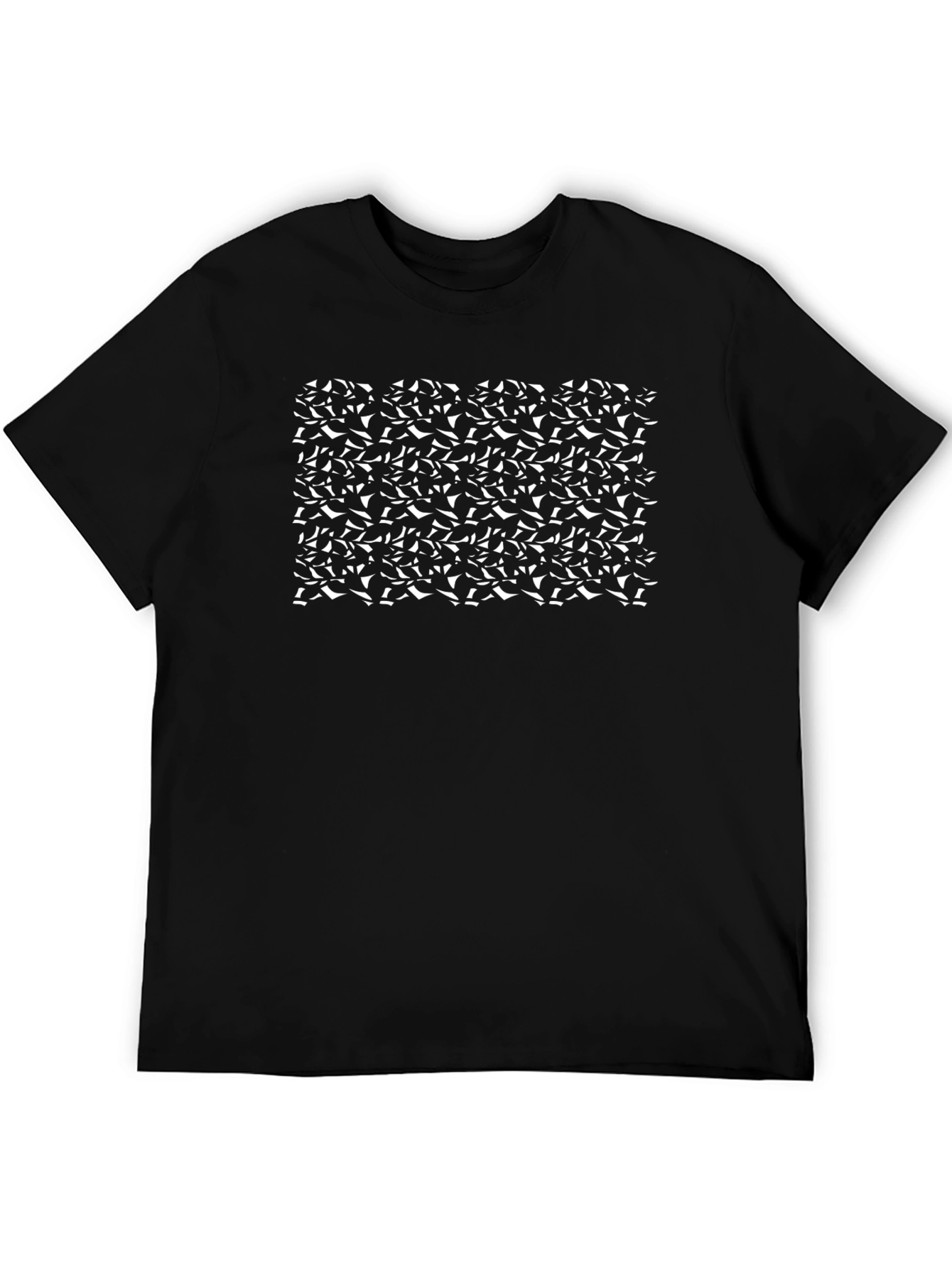 Abstract Pattern Tee - Black