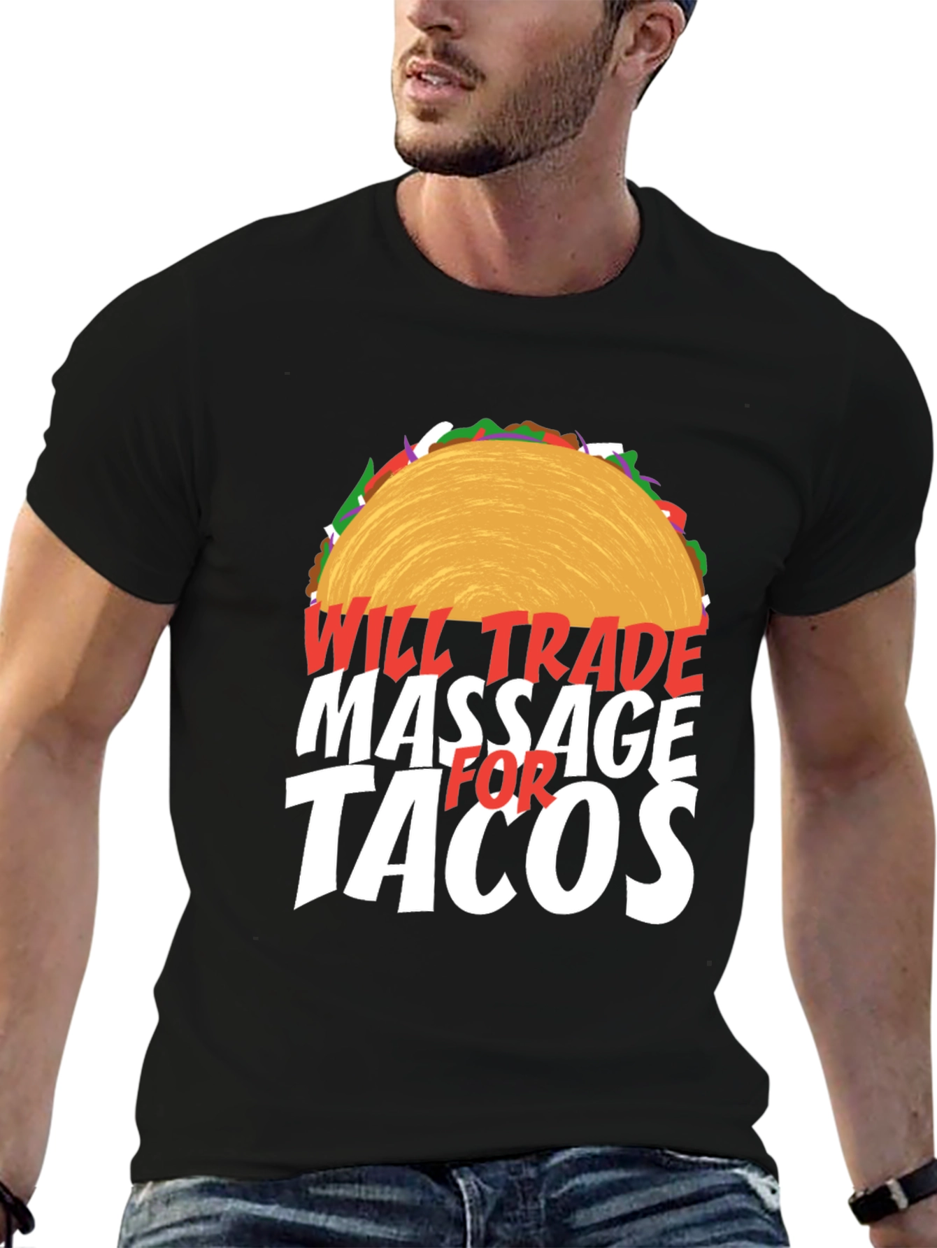 Will Trade Massage for Tacos Funny T-Shirt