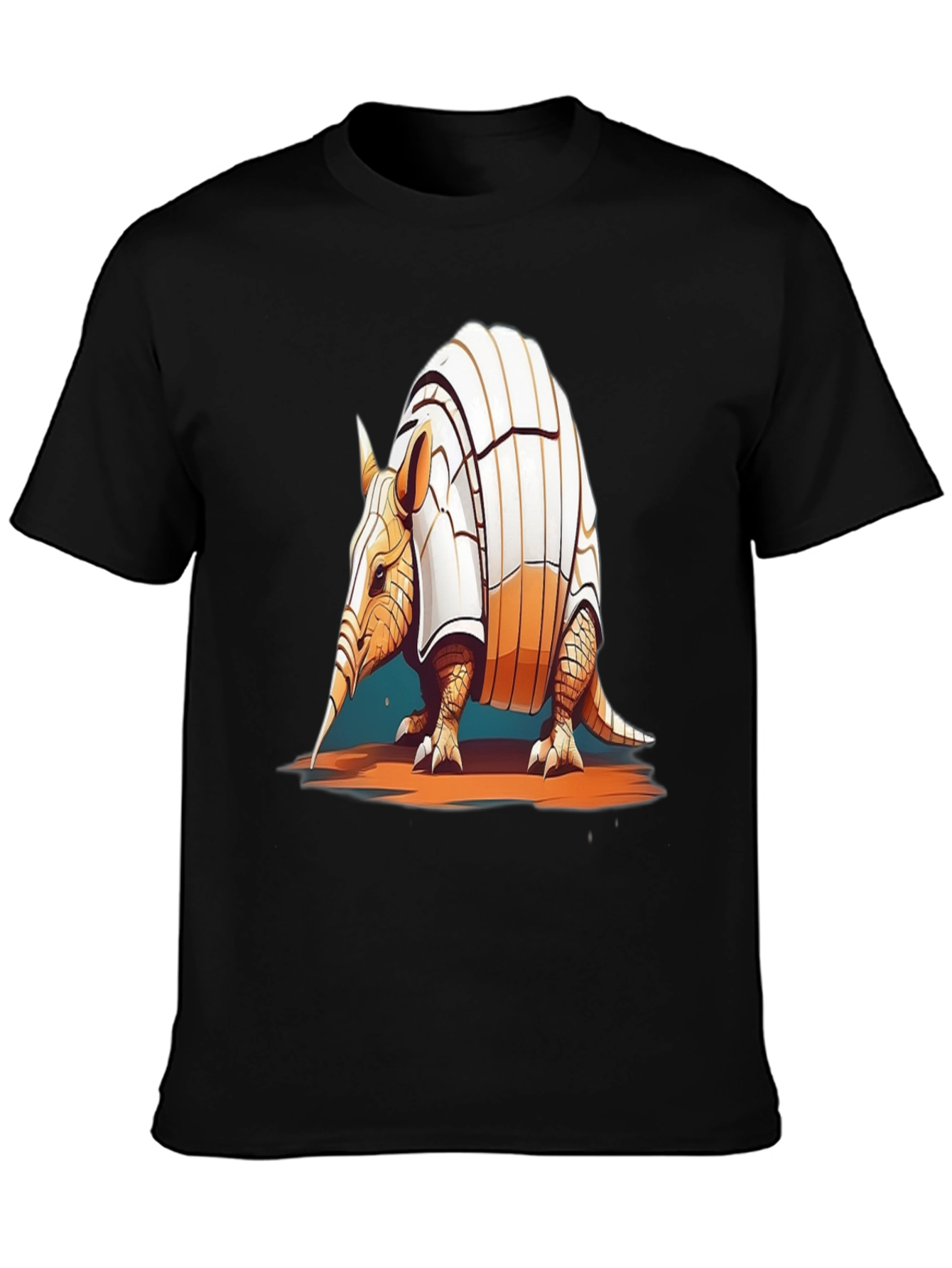 Armadillo Graphic T-Shirt - Cool Animal Tee